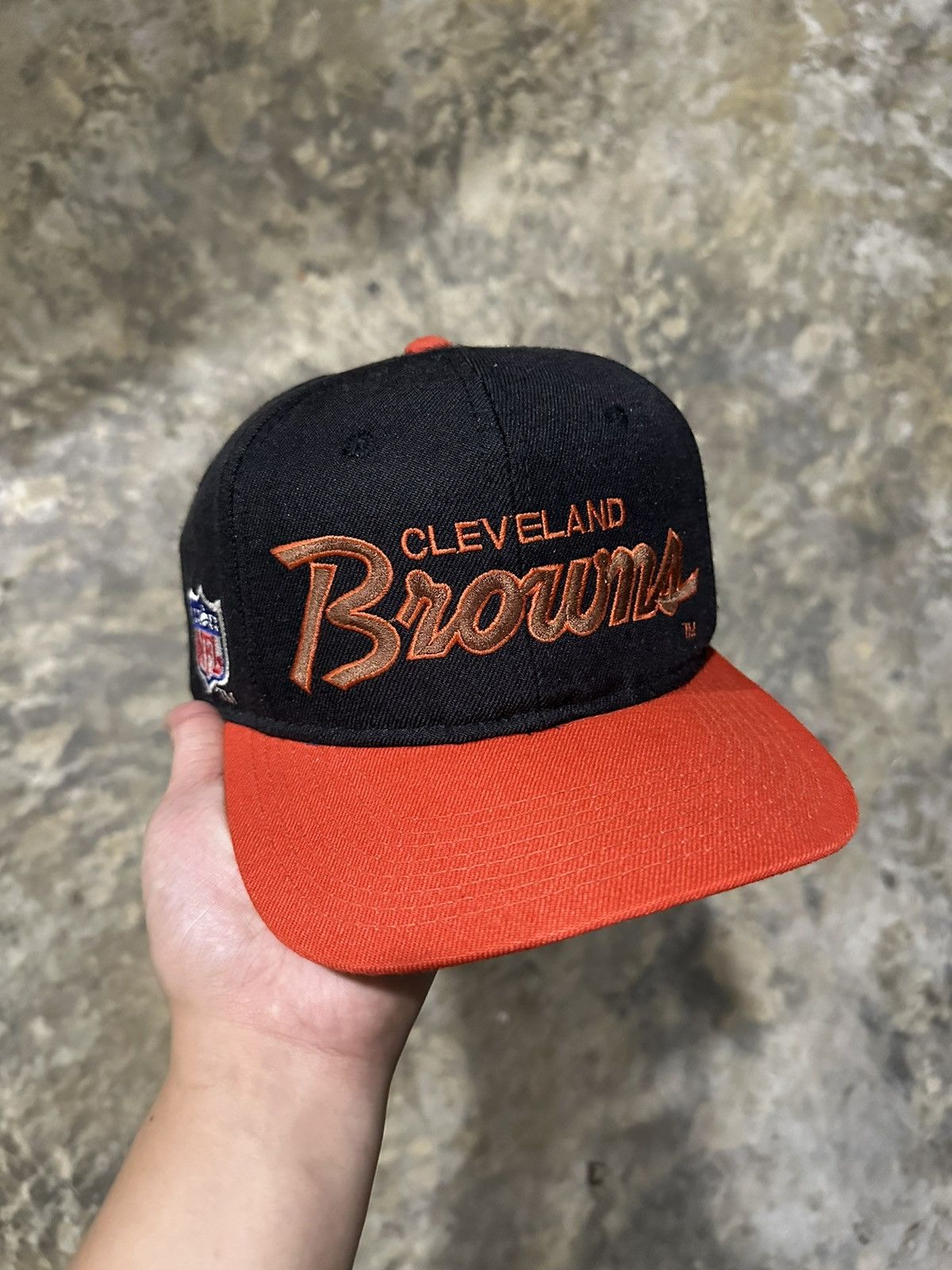 Sports Specialties × Vintage Vintage Cleveland Browns Sports Specialties Snapback Hat Size ONE SIZE - 3 Thumbnail