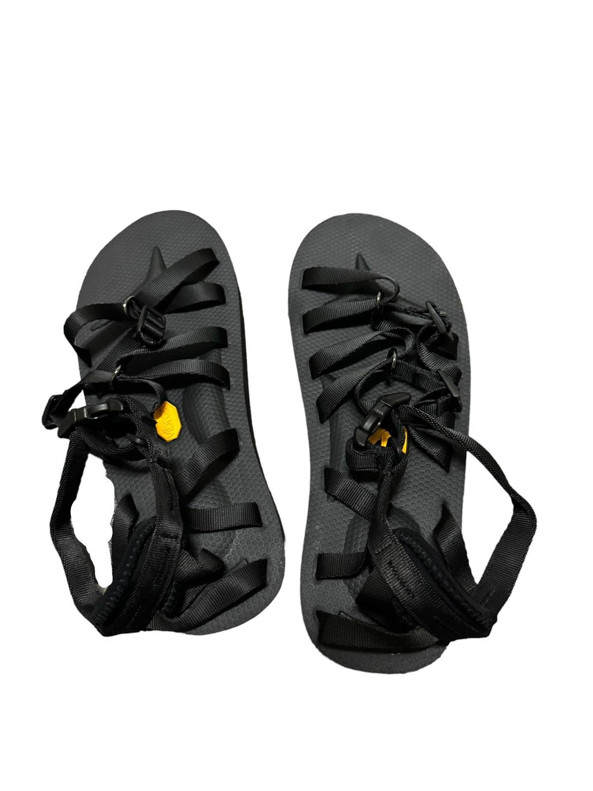 Japanese Brand × Suicoke SUICOKE VIBRAM MULTIPLE STRAP BLACK SANDAL Size US 7 / EU 40 - 1 Thumbnail