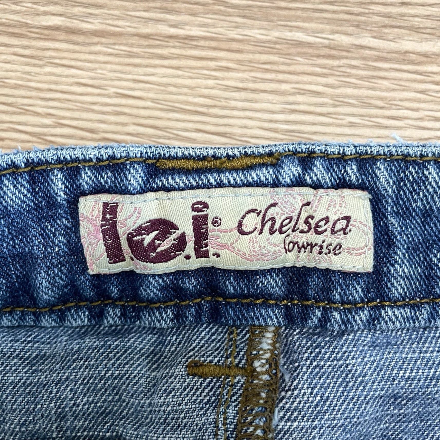 Vintage VINTAGE LEI Chelsea Denim Skirt Low Rise Long Size 11 Blue Womens Size 32" / US 10 / IT 46 - 3 Thumbnail