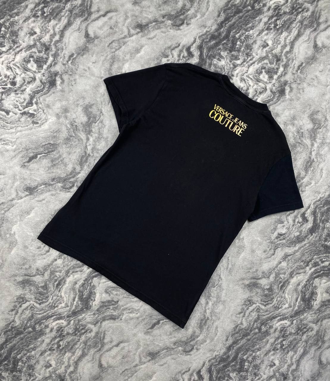 Versace Versace Jeans Couture Baroque Big Logo T-Shirt Men Size M Size US M / EU 48-50 / 2 - 10 Thumbnail