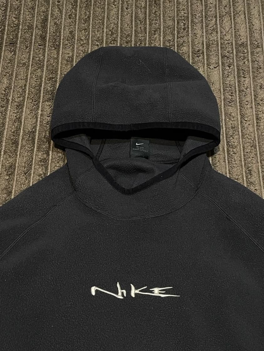 Nike Vintage Nike Ninja Fleece Hoodie 90s Size US L / EU 52-54 / 3 - 5 Thumbnail