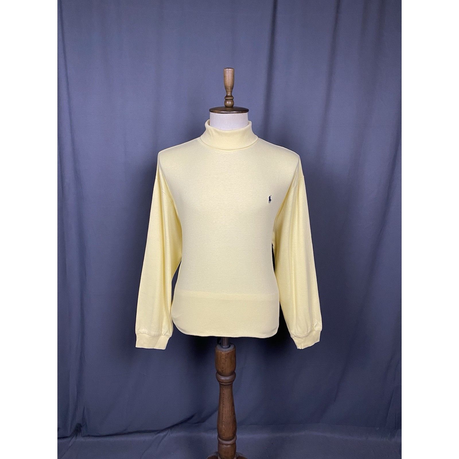 Polo Ralph Lauren Polo by Ralph Lauren US Made Vintage Beige Yellow Turtleneck Size US XXL / EU 58 / 5 - 3 Thumbnail