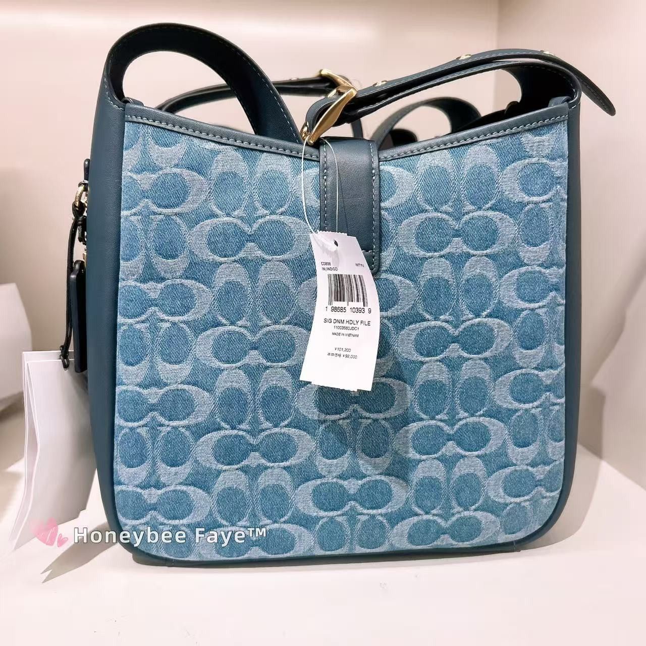 Coach Hadley Convertible Crossbody Bag In Signature Denim CDB98 Size ONE SIZE - 3 Thumbnail