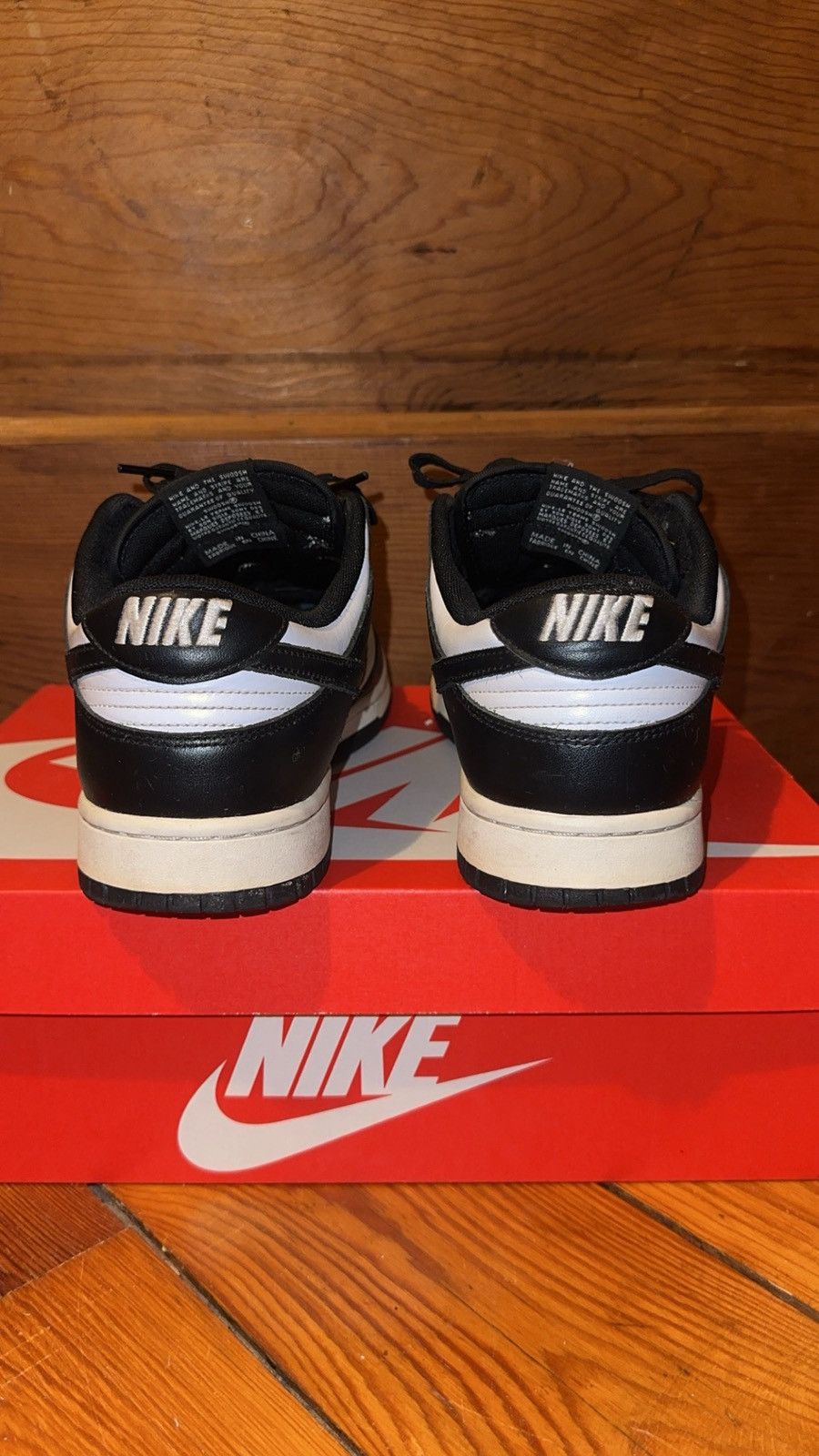 Nike Nike Dunk Low Retro “Panda” Size US 10 / EU 43 - 4 Thumbnail