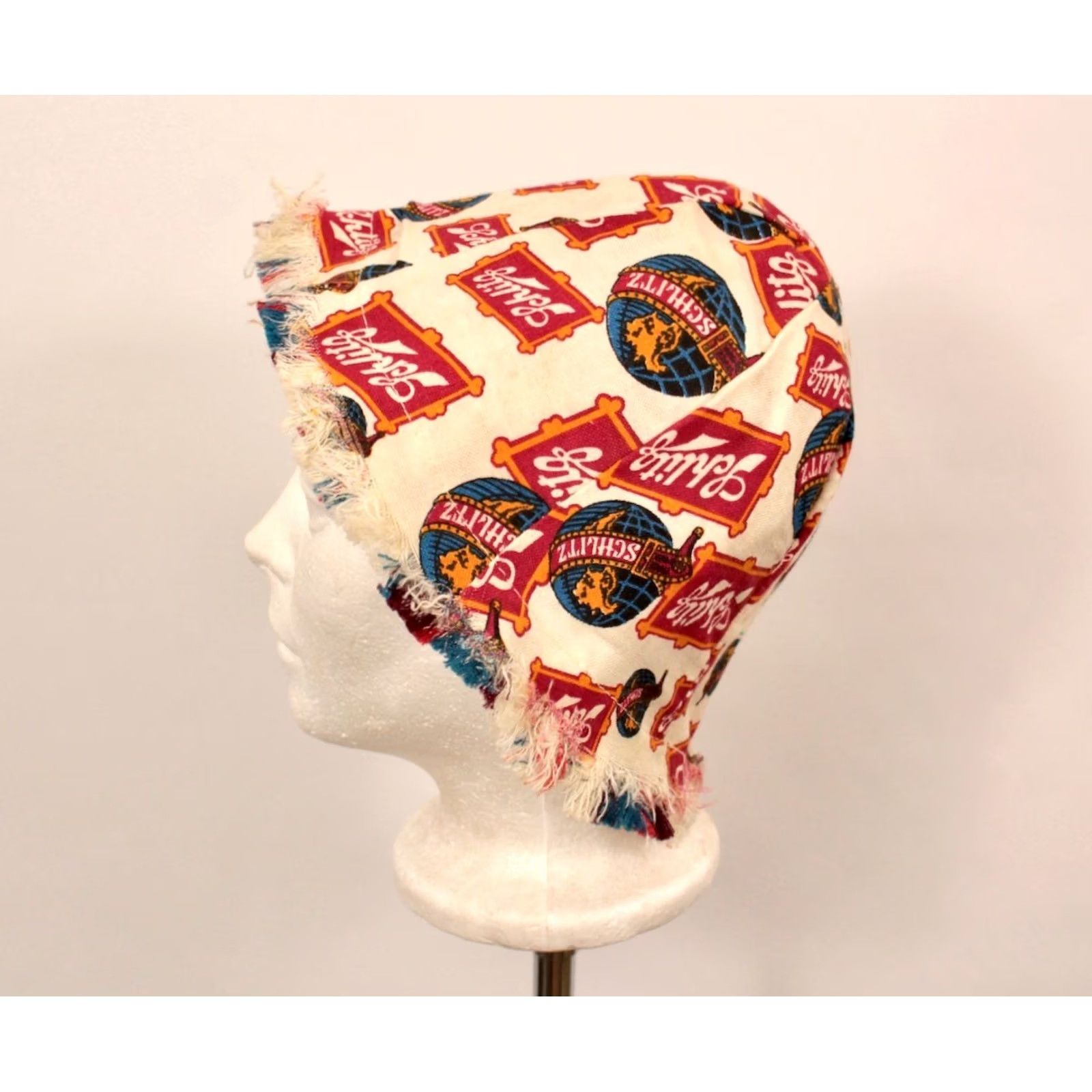 Vintage Vintage Schlitz Bucket Hat Advertisements 1960s - Cotton - Fitted Size ONE SIZE - 3 Thumbnail