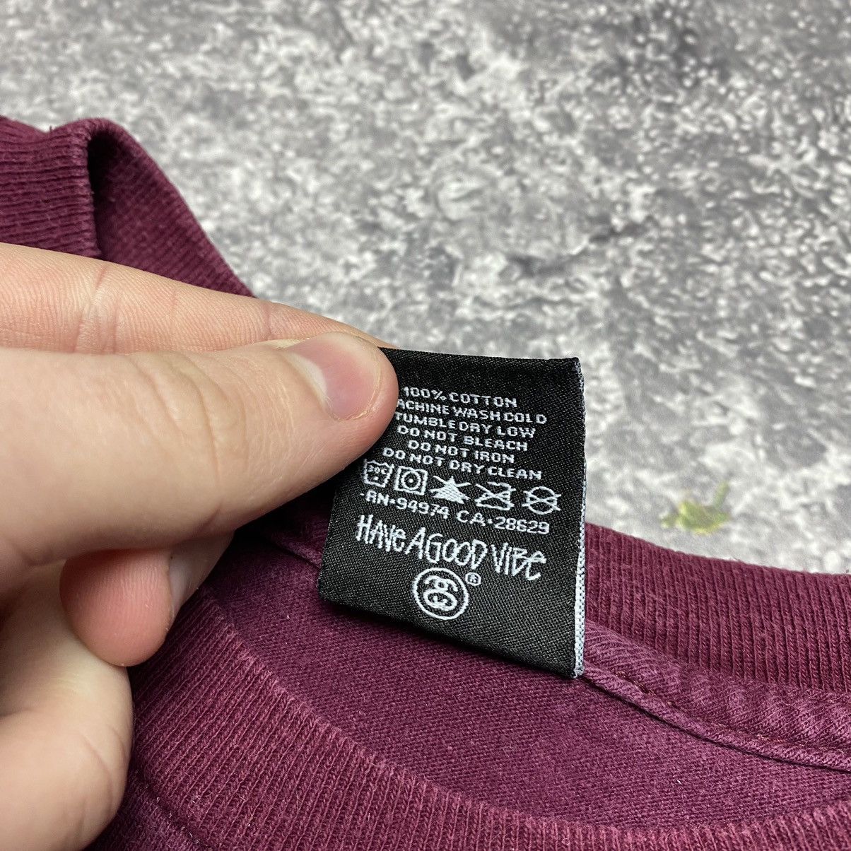 Stussy × Vintage Vintage Stussy Big Logo Made In USA y2k opium tee Size US S / EU 44-46 / 1 - 11 Thumbnail