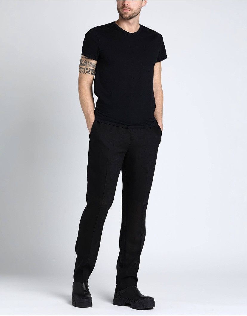 Rick Owens Rick Owens Wool Slim Astaires Long RU21S6374WG Size 50L - 2 Thumbnail