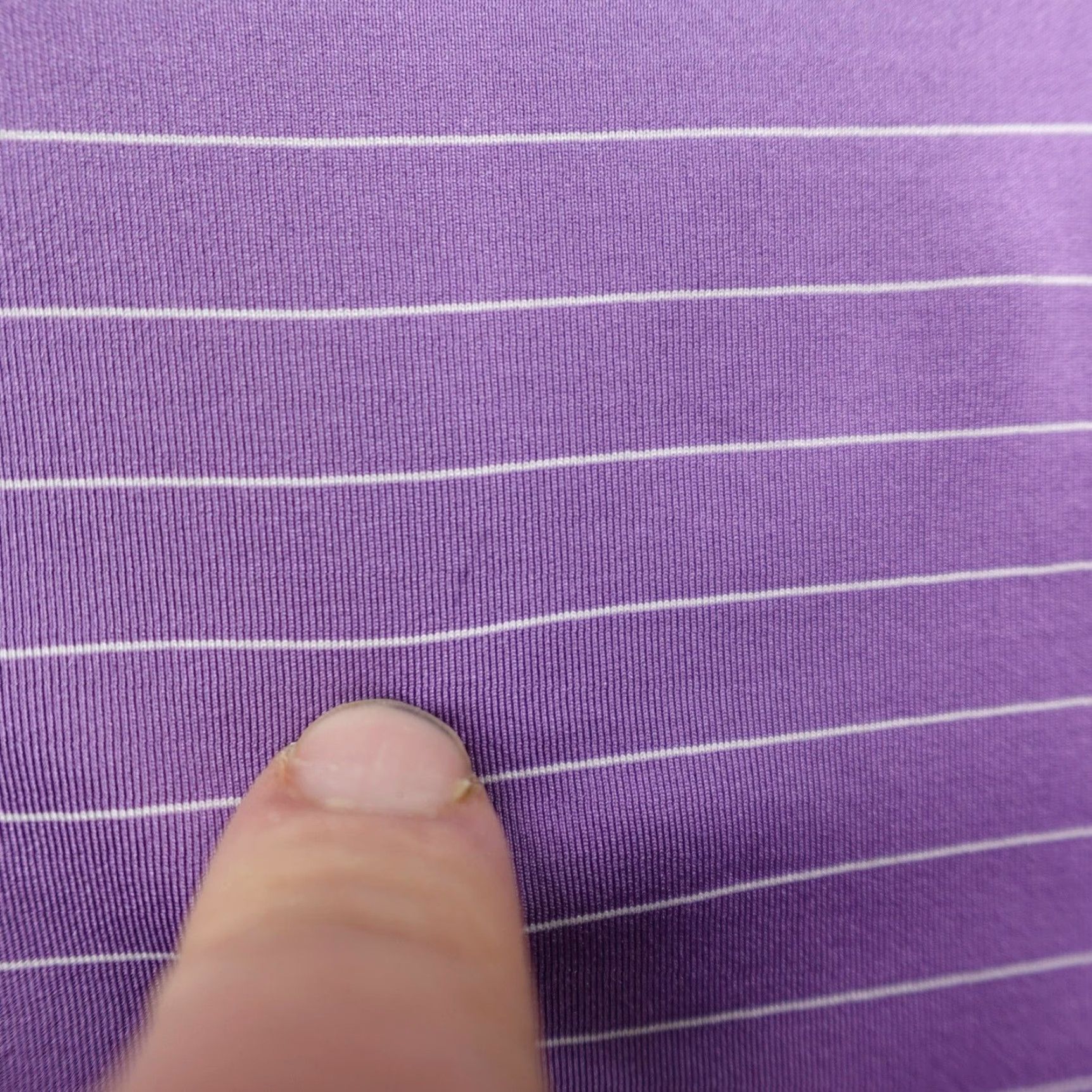 Footjoy FootJoy Shirt Mens Medium Purple Striped Golf Stockdale Country Club Golf Size US M / EU 48-50 / 2 - 5 Thumbnail