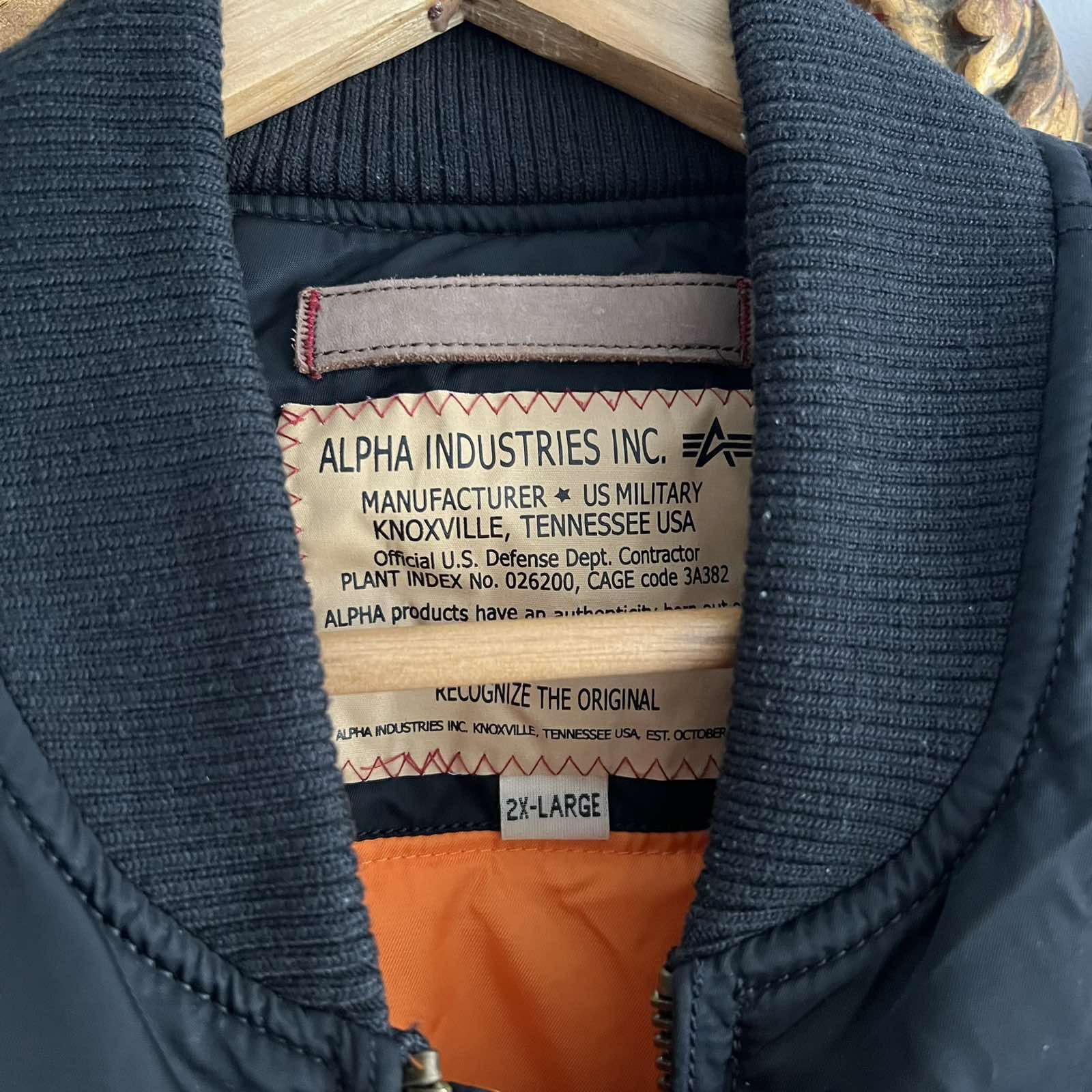 Alpha Industries × Vintage Alpha Industries Vintage Bomber Jacket Ma 1 Avantgarde Sz M Size US M / EU 48-50 / 2 - 6 Thumbnail