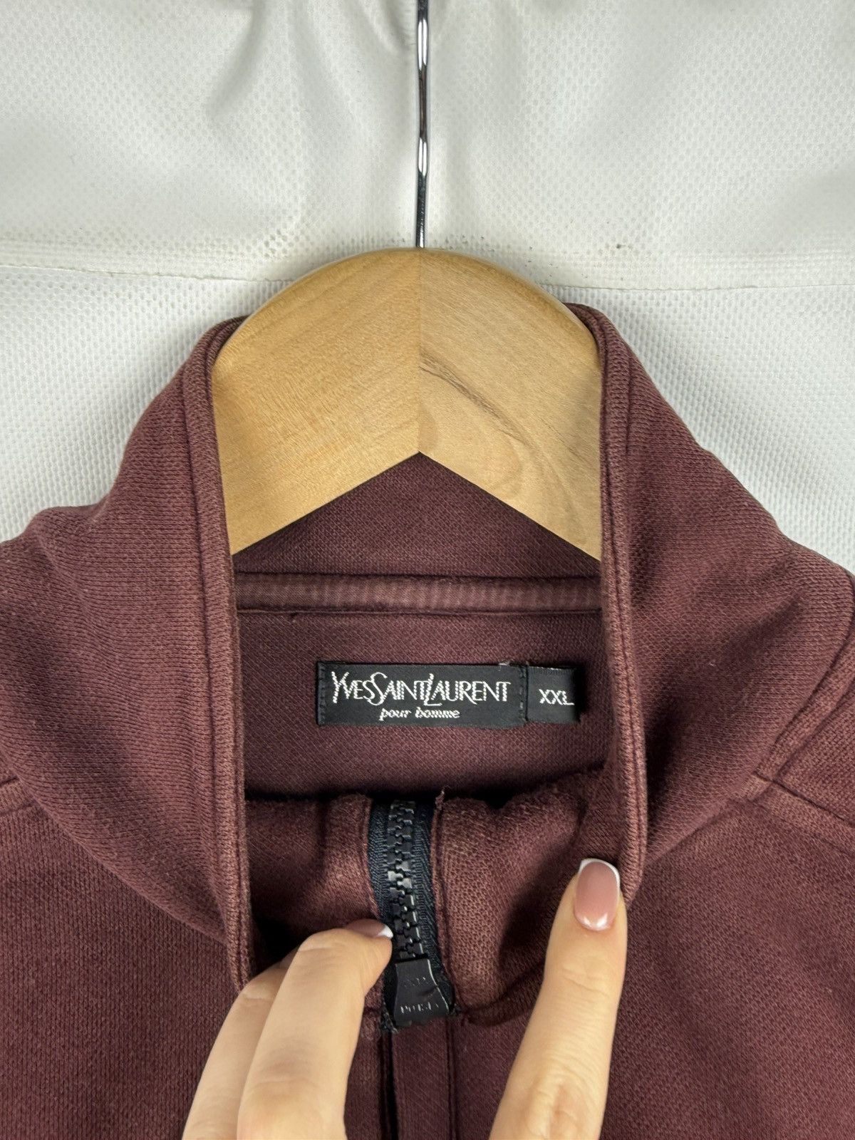 Yves Saint Laurent YSL Yves Saint Laurent Vintage 1/4 Zip Sweatshirt Pullover Size US XXL / EU 58 / 5 - 12 Thumbnail