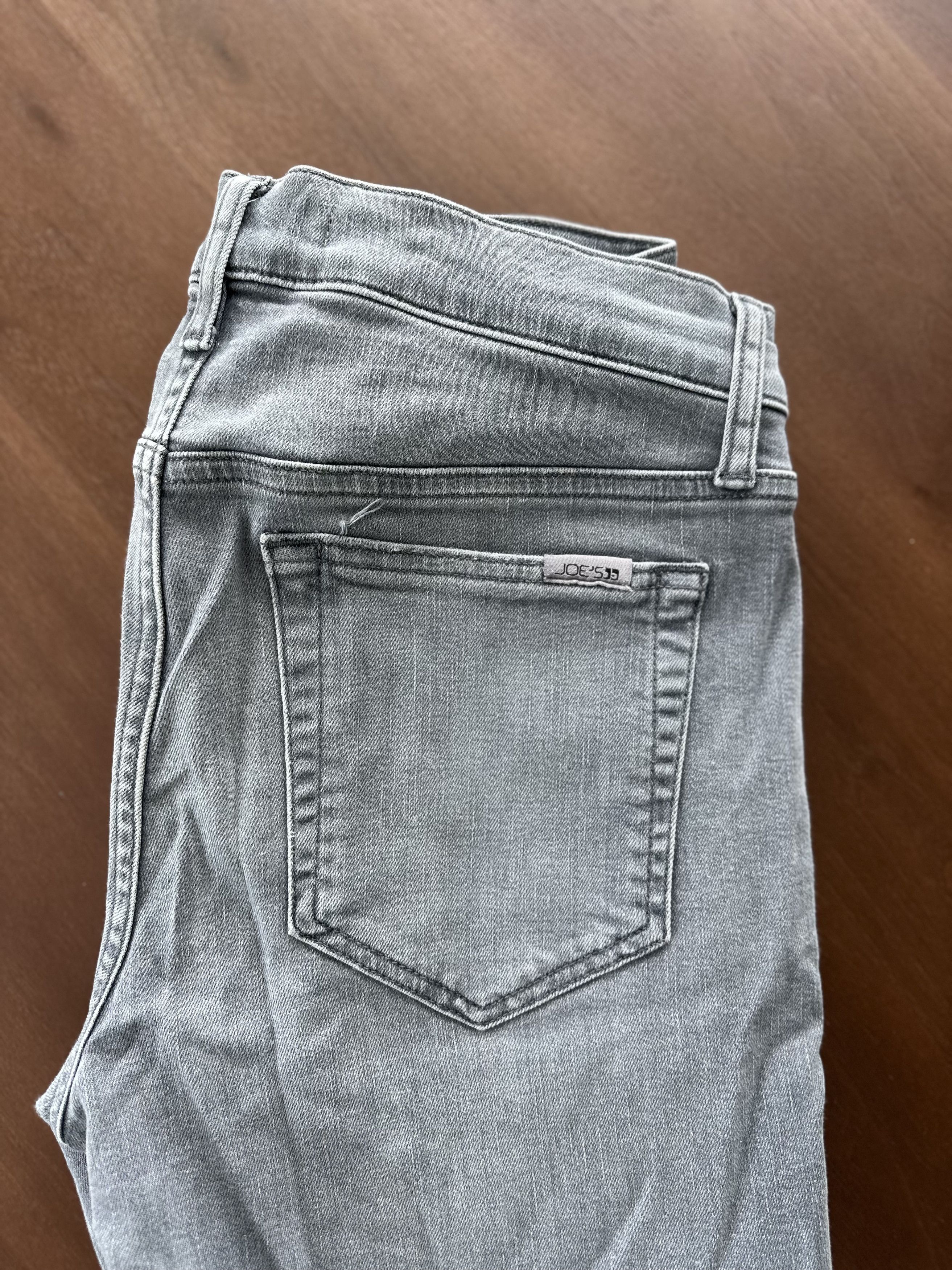Joe's Joes Grey Ripped Stretchy Jeans - Slim Size US 29 - 5 Thumbnail