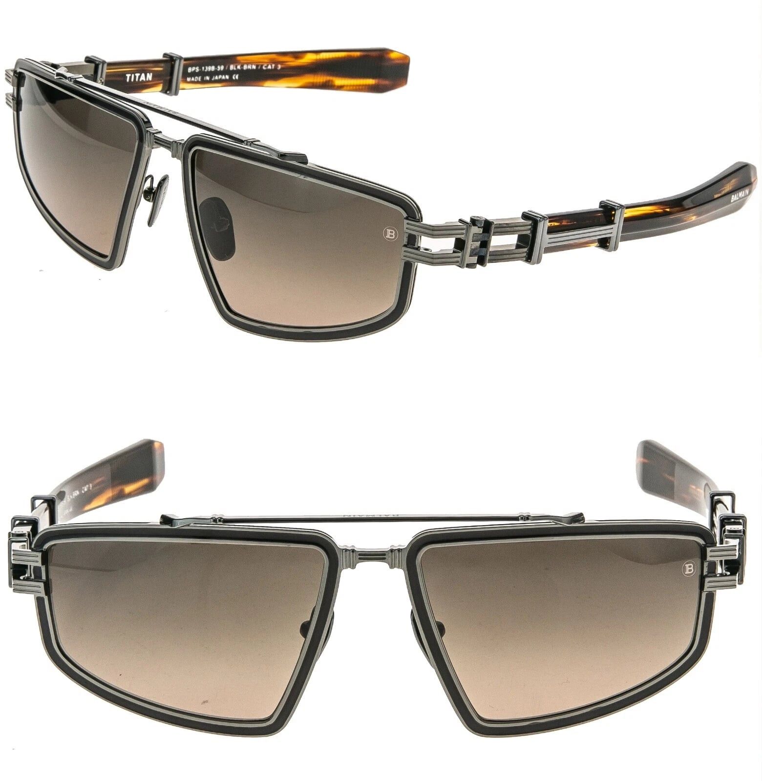 Balmain BALMAIN TITAN BY AKONI BPS139 BPS 139B Modern Sunglass Size ONE SIZE - 1 Thumbnail