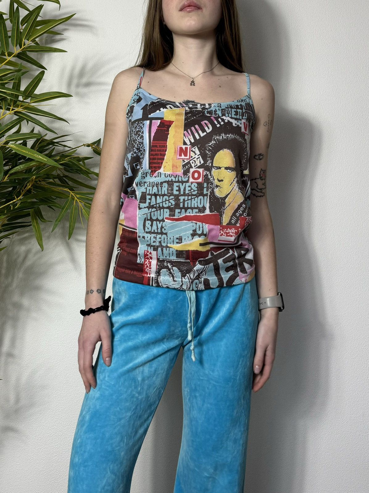 Vintage TERMO AVANT GARDE FRANZONI MADE IN ITALY TANK TOP Size L / US 10 / IT 46 - 3 Thumbnail