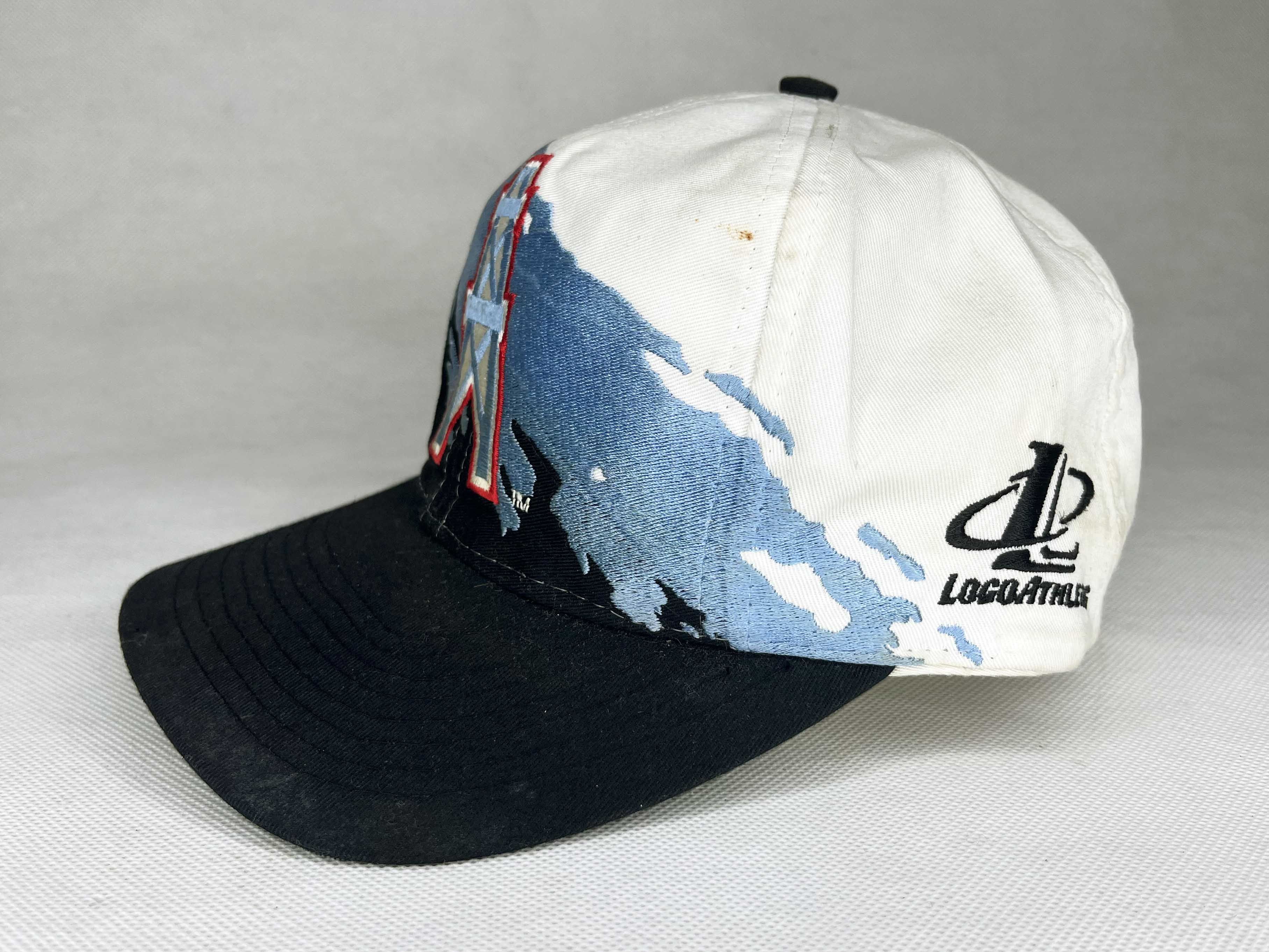 Logo Athletic Vintage Logo Athletic NFL Houston Oilers Splash Snapback Cap Size ONE SIZE - 4 Thumbnail