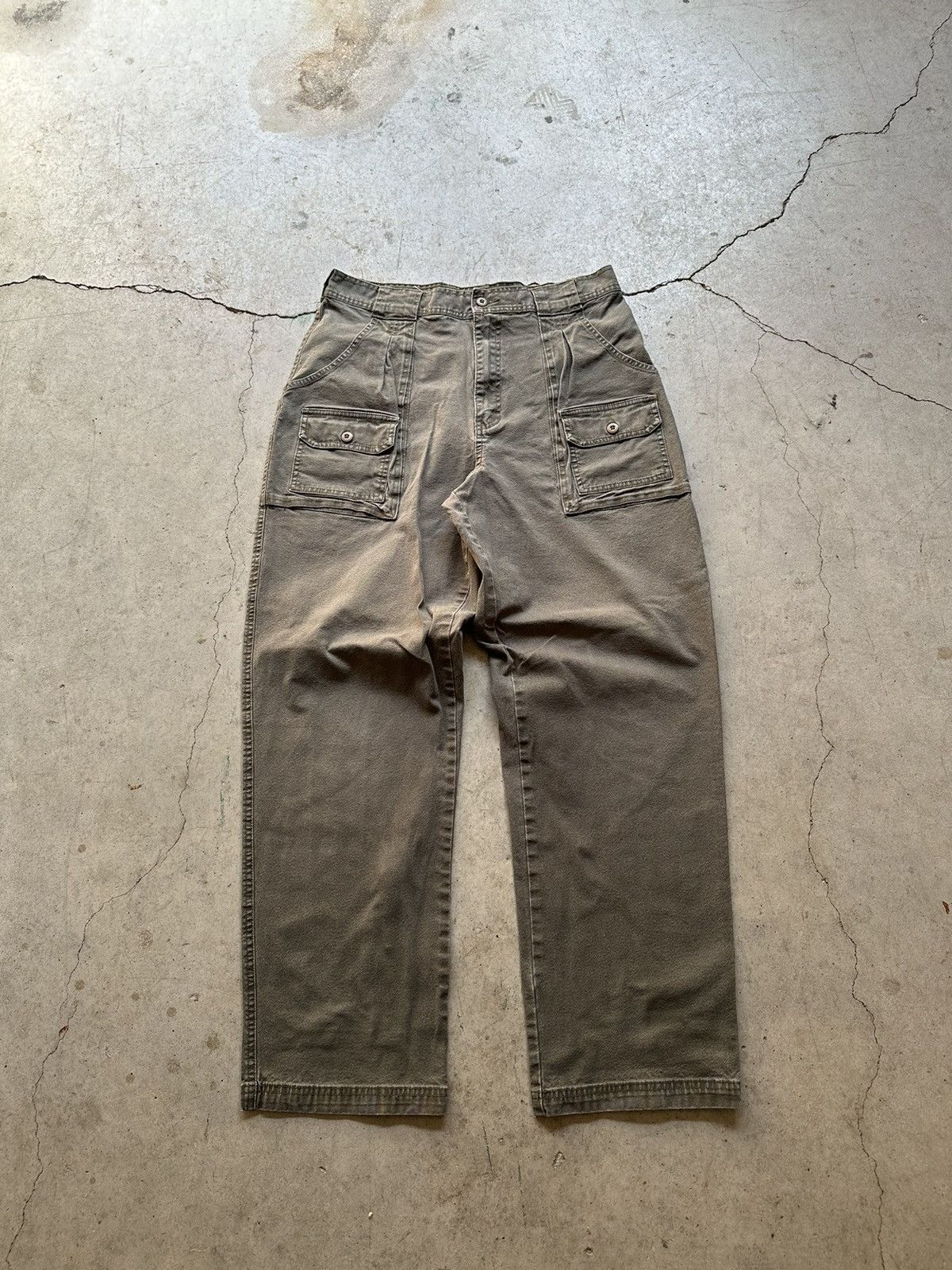 Dickies Y2K Vintage Cabelas brown cargo pants Size 36" / US 14 / IT 50 - 1 Thumbnail