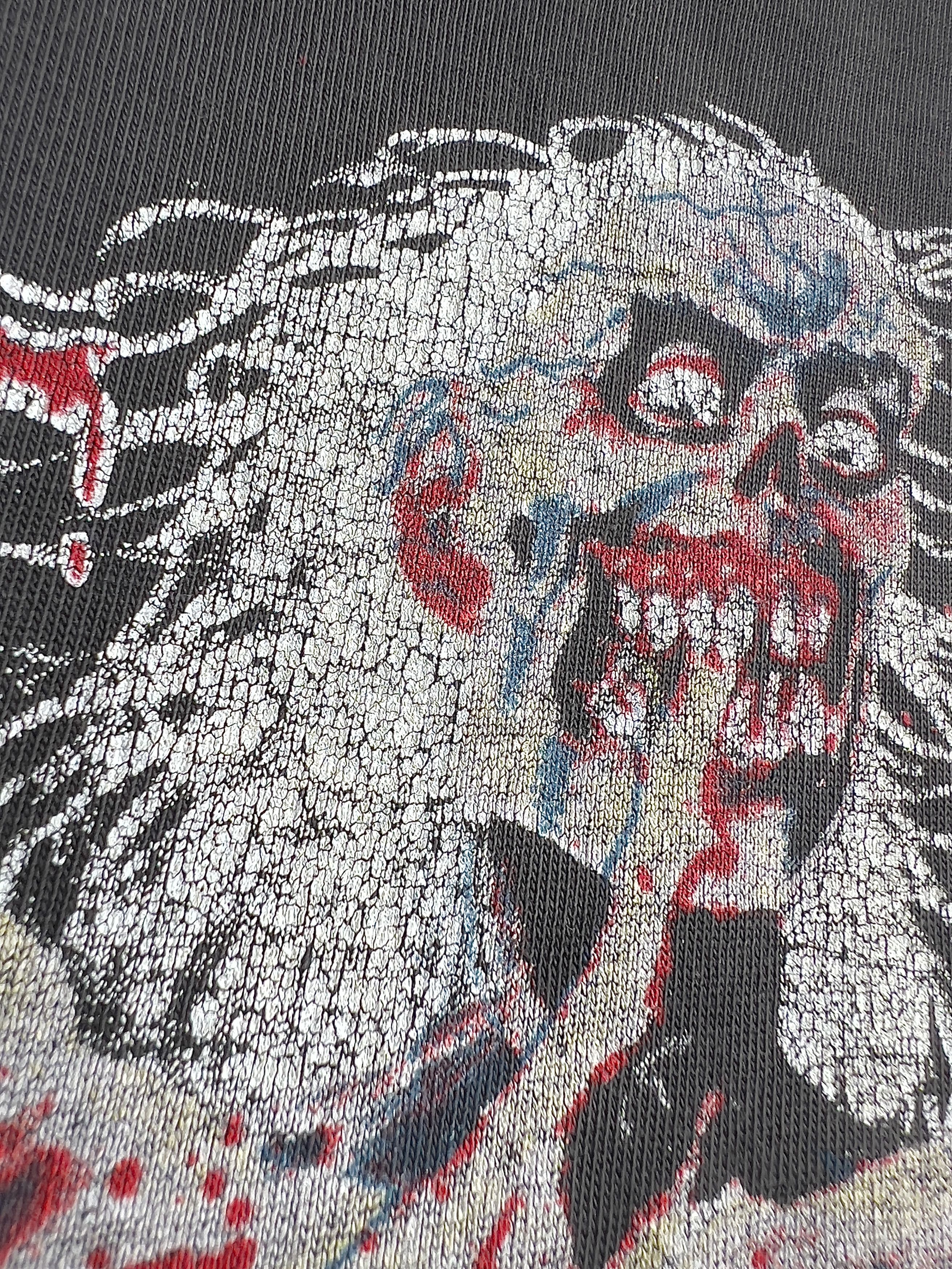 Band Tees Vintage Perfectly Thrashed Cannibal Corpse 90s Band Tee Size US XL / EU 56 / 4 - 6 Thumbnail