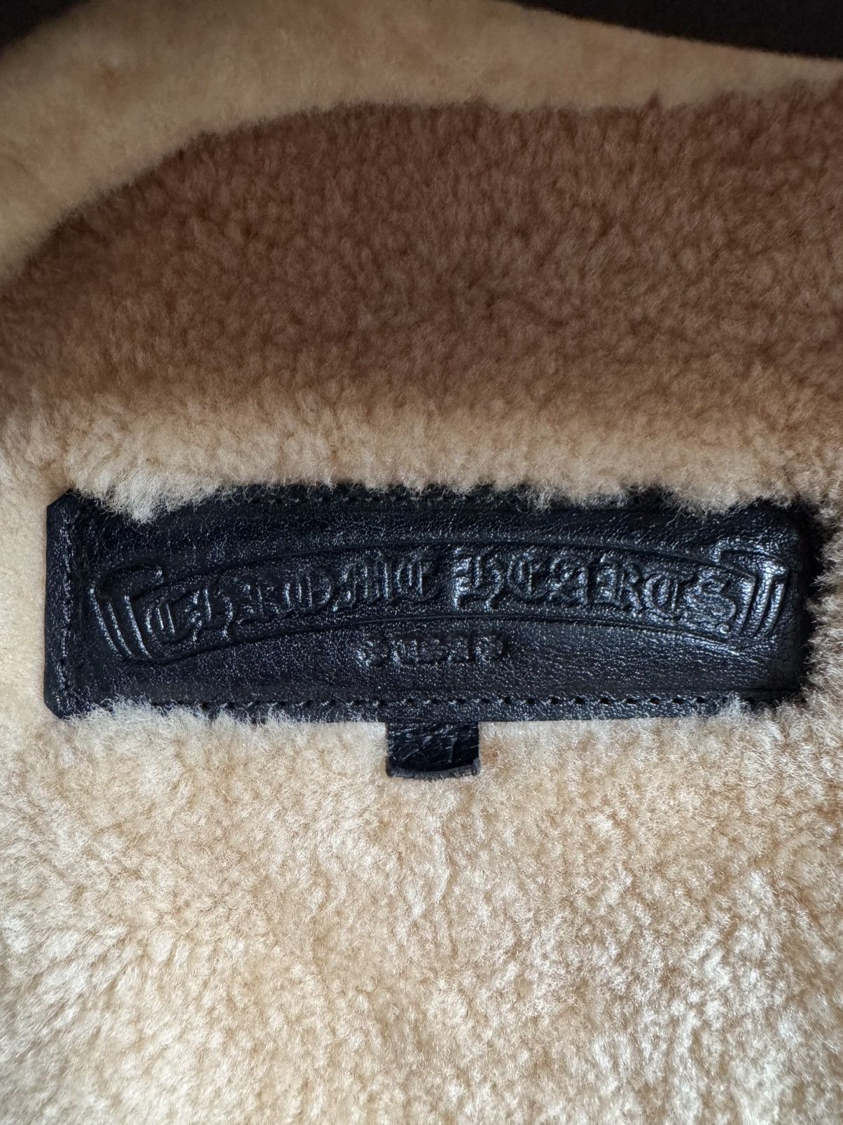 Chrome Hearts CHROME HEARTS black leather and fur flight jacket Size US XL / EU 56 / 4 - 5 Thumbnail