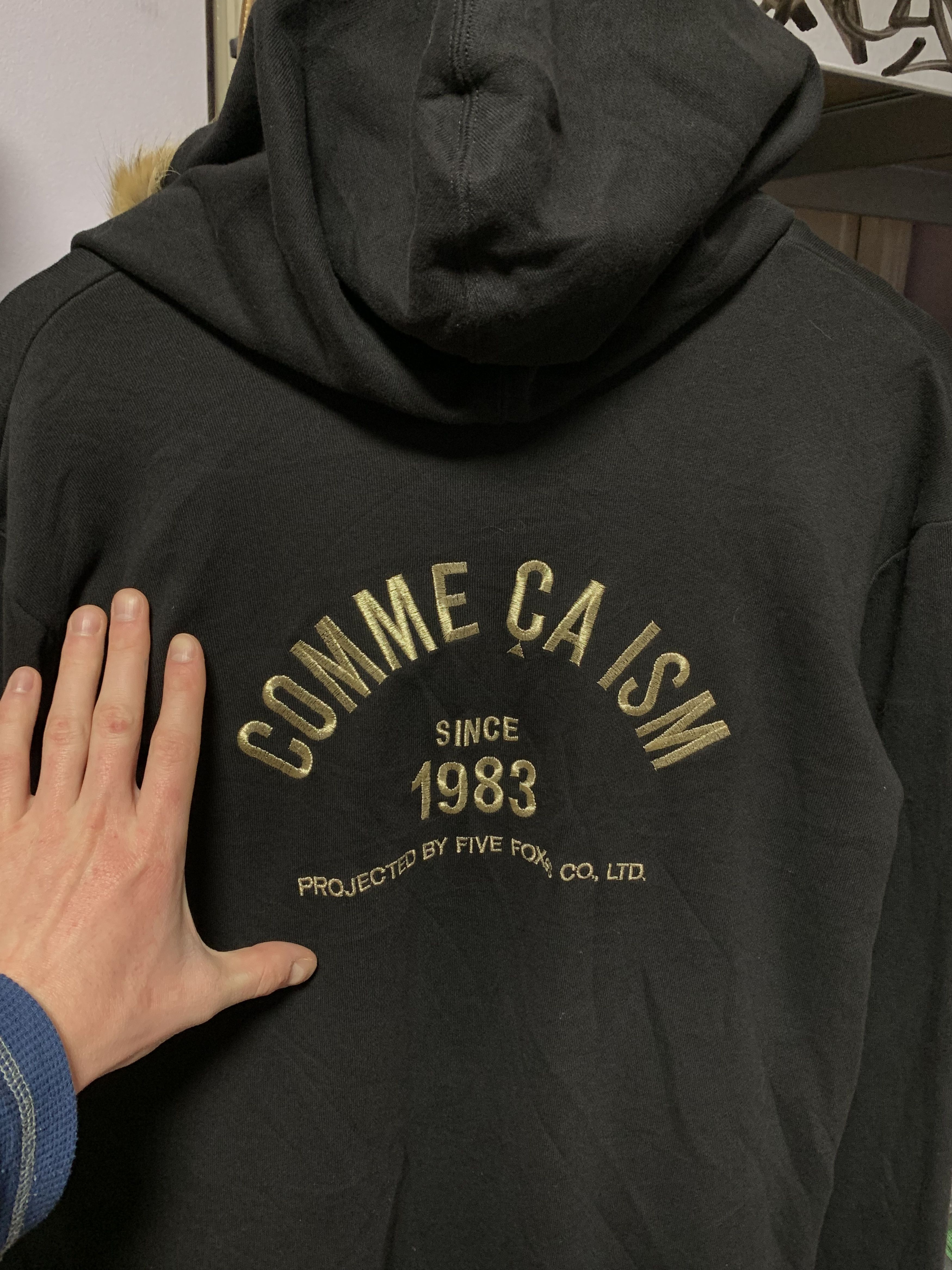 Comme Ca Ism 💥SUPER BLACK💥 COMME ÇA ISM FUR ZIP HOODIE Size US M / EU 48-50 / 2 - 3 Thumbnail