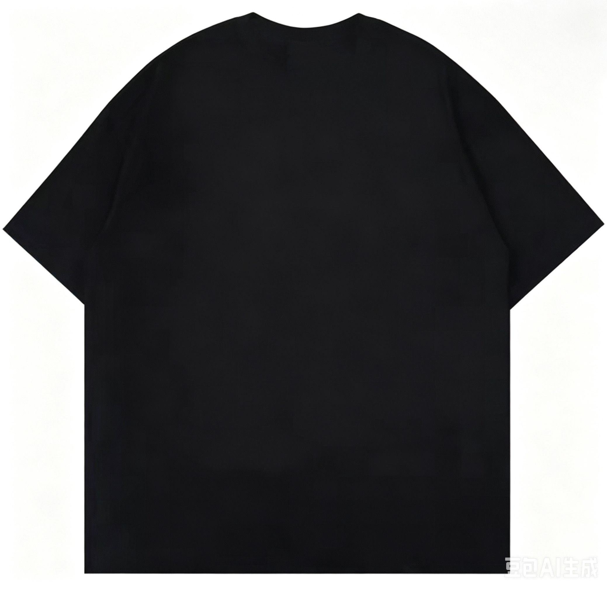 Japanese Brand Y2K Trendy Punk Gothic Shadow Blue Paint Art Print T-Shirt Size US L / EU 52-54 / 3 - 2 Thumbnail