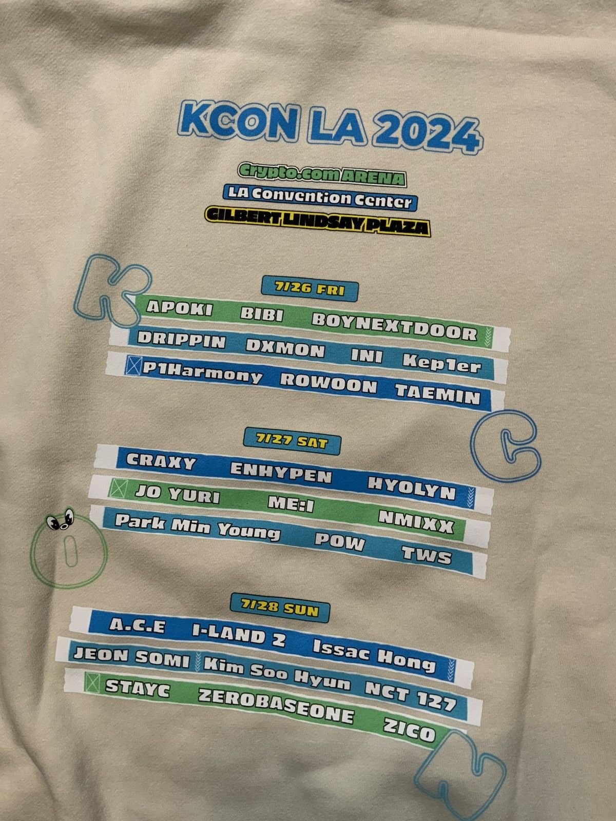 Other KCON Los Angeles 2024 K Pop Artist Festival Merch Hoodie Size US XL / EU 56 / 4 - 9 Thumbnail