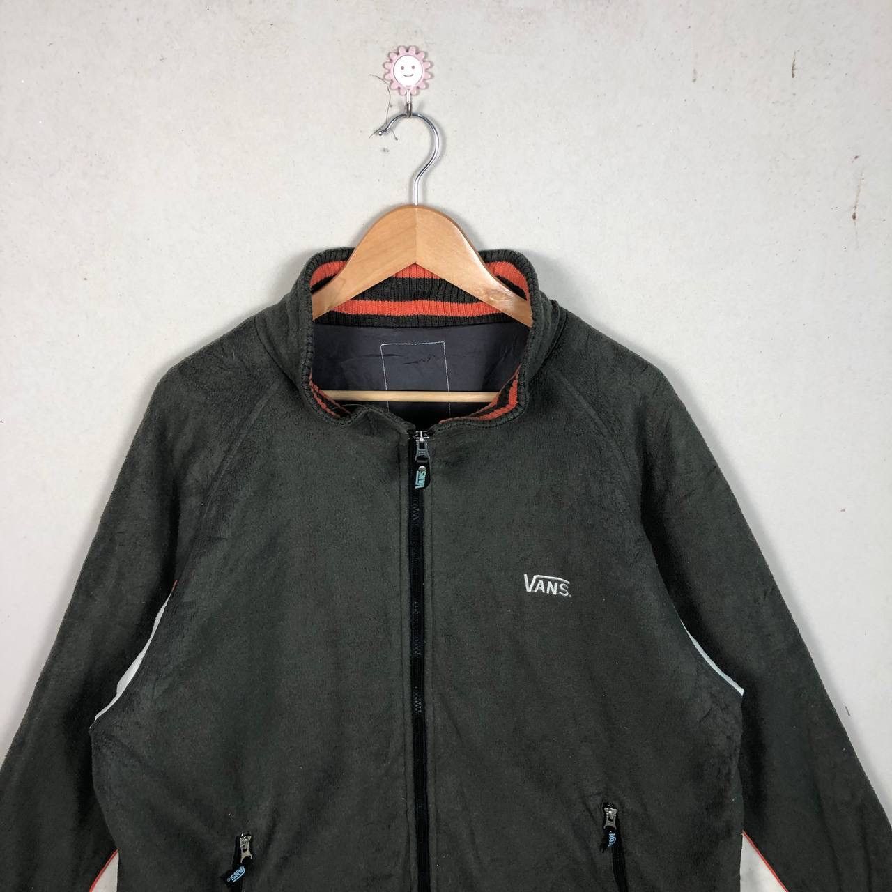 Vans Vintage Vans Skateboard Fleece Sweater Full Zipper Jacket Size US XL / EU 56 / 4 - 3 Thumbnail