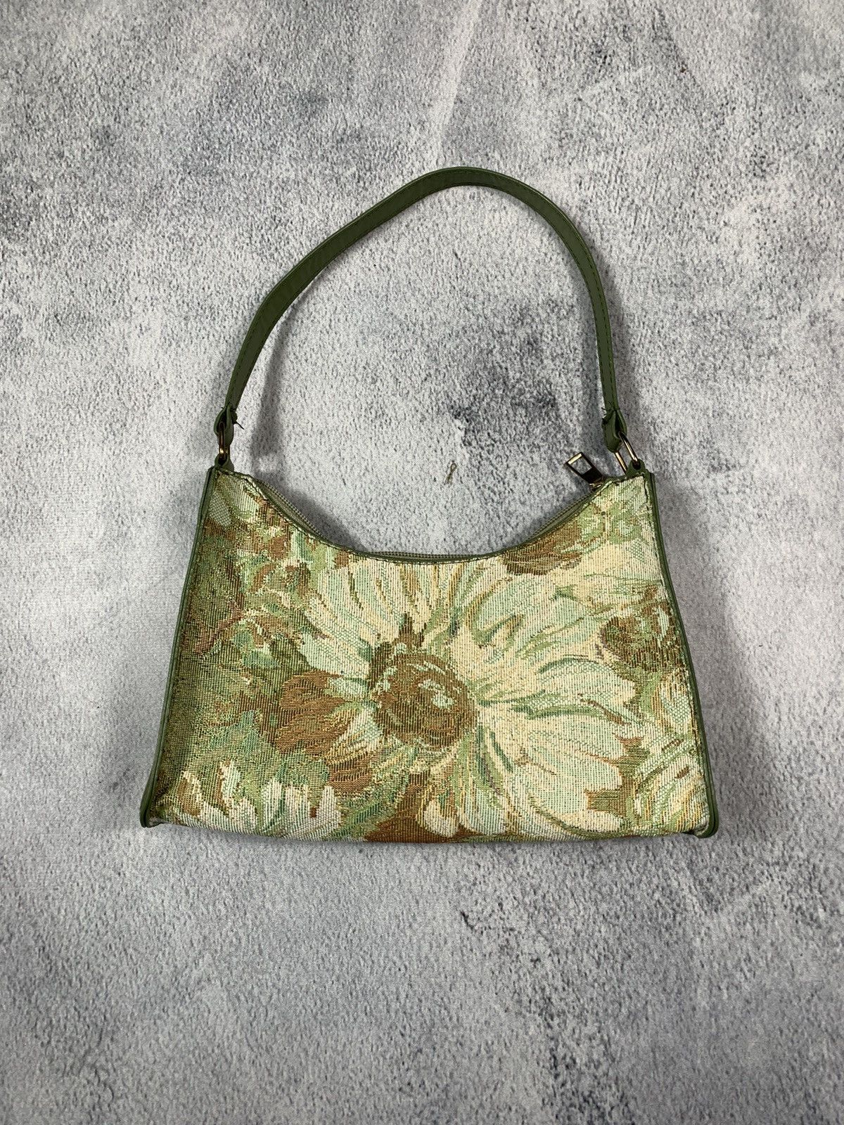 Vintage Vintage 90s Japanese flora mini bag streetwear Size ONE SIZE - 1 Thumbnail