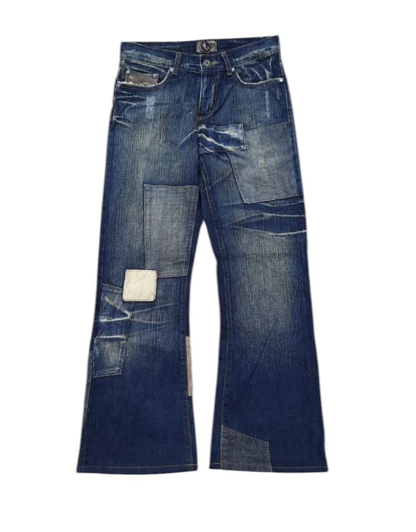 Other PURE VENOM HORSEHIDE PATCH LEATHER FLARE DENIM Size US 30 / EU 46 - 1 Thumbnail