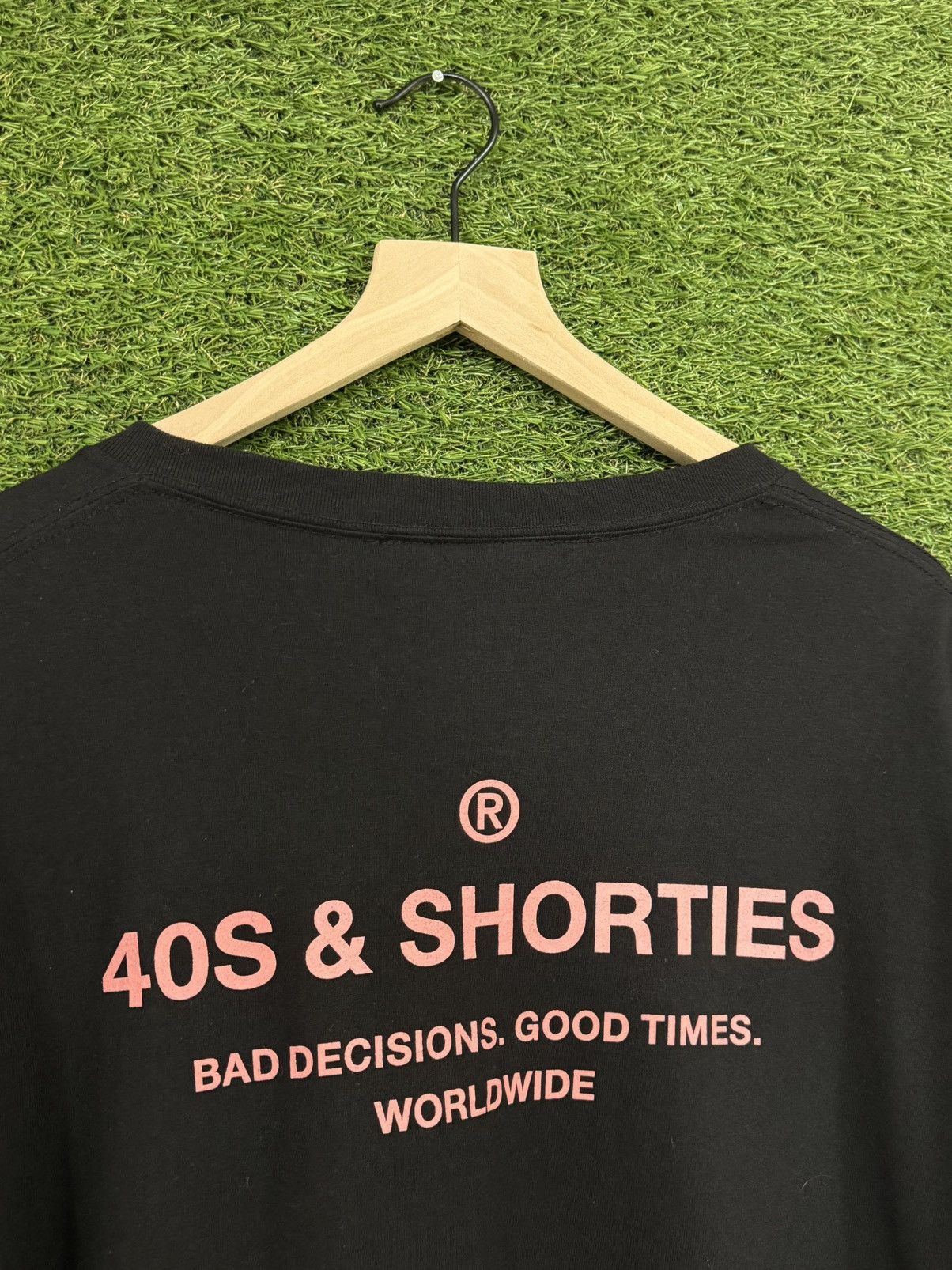 40's & Shorties 40s and Shorties Trademark Logo Streetwear Tee Black XL Size US XL / EU 56 / 4 - 3 Thumbnail