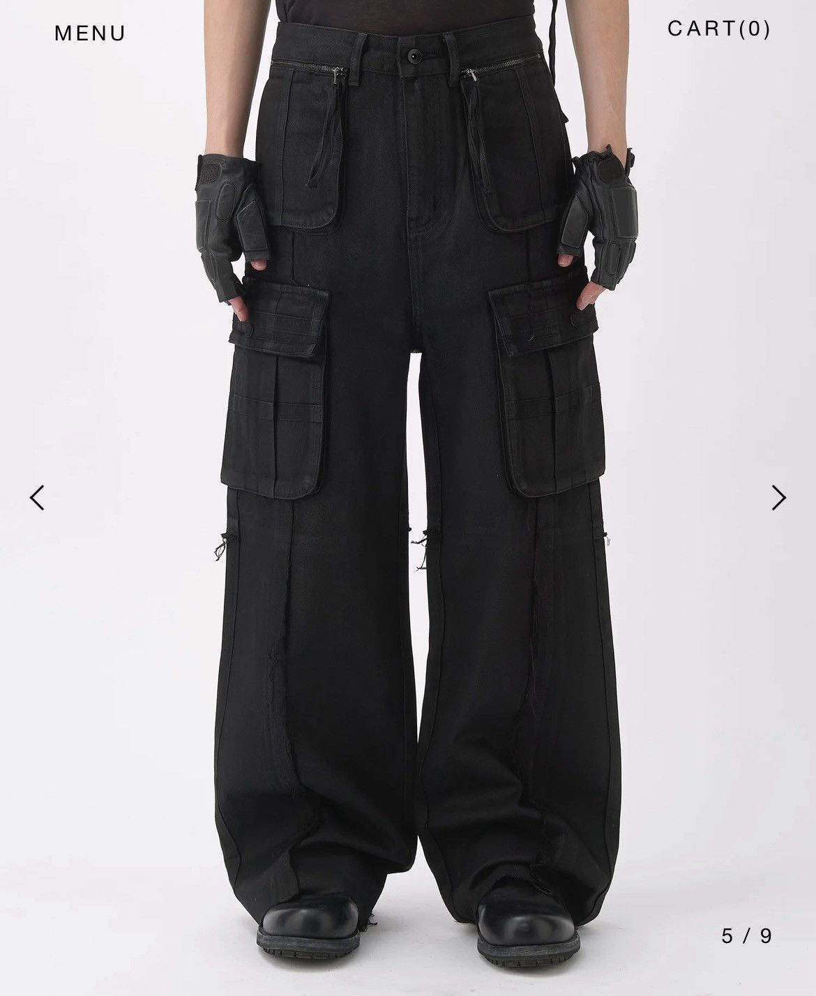 Troubled Waters troubled water fringe cargos Size US 34 / EU 50 - 2 Thumbnail