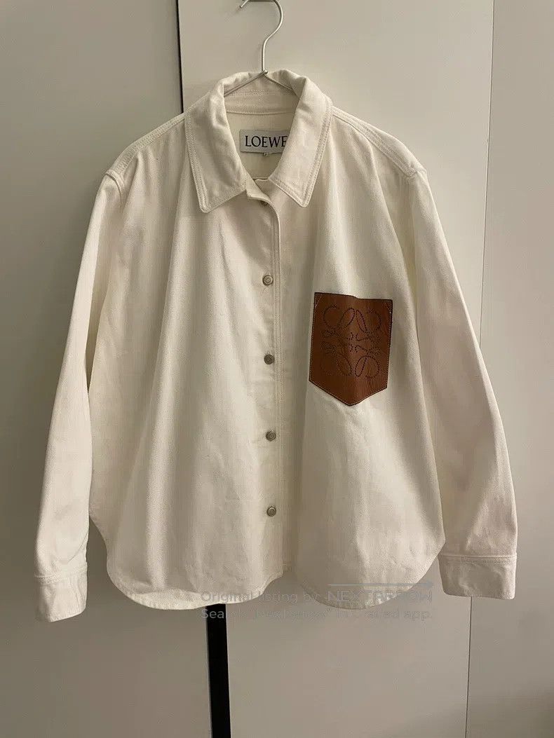Loewe Loewe Classic Collar Button Cotton Loose Jacket Size XS / US 0-2 / IT 36-38 - 1 Thumbnail