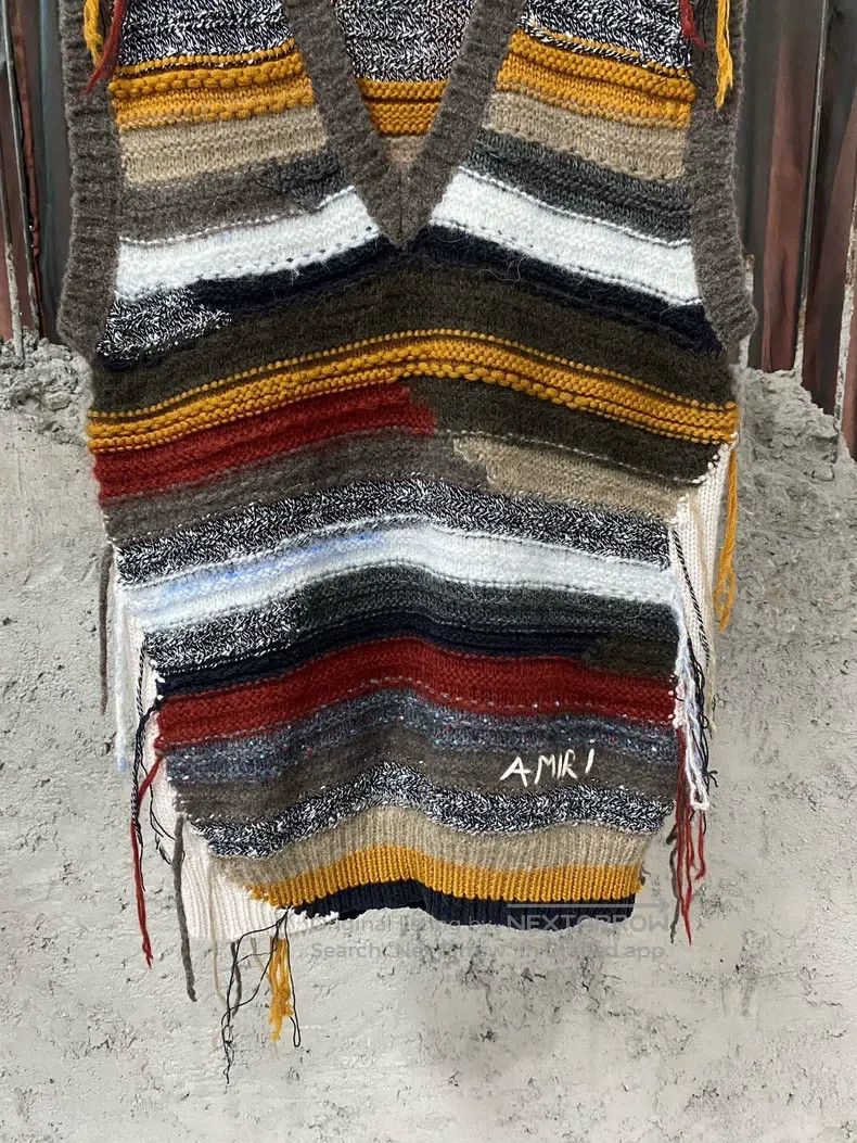 Amiri Amiri Fringe vest sweater Size US M / EU 48-50 / 2 - 4 Thumbnail