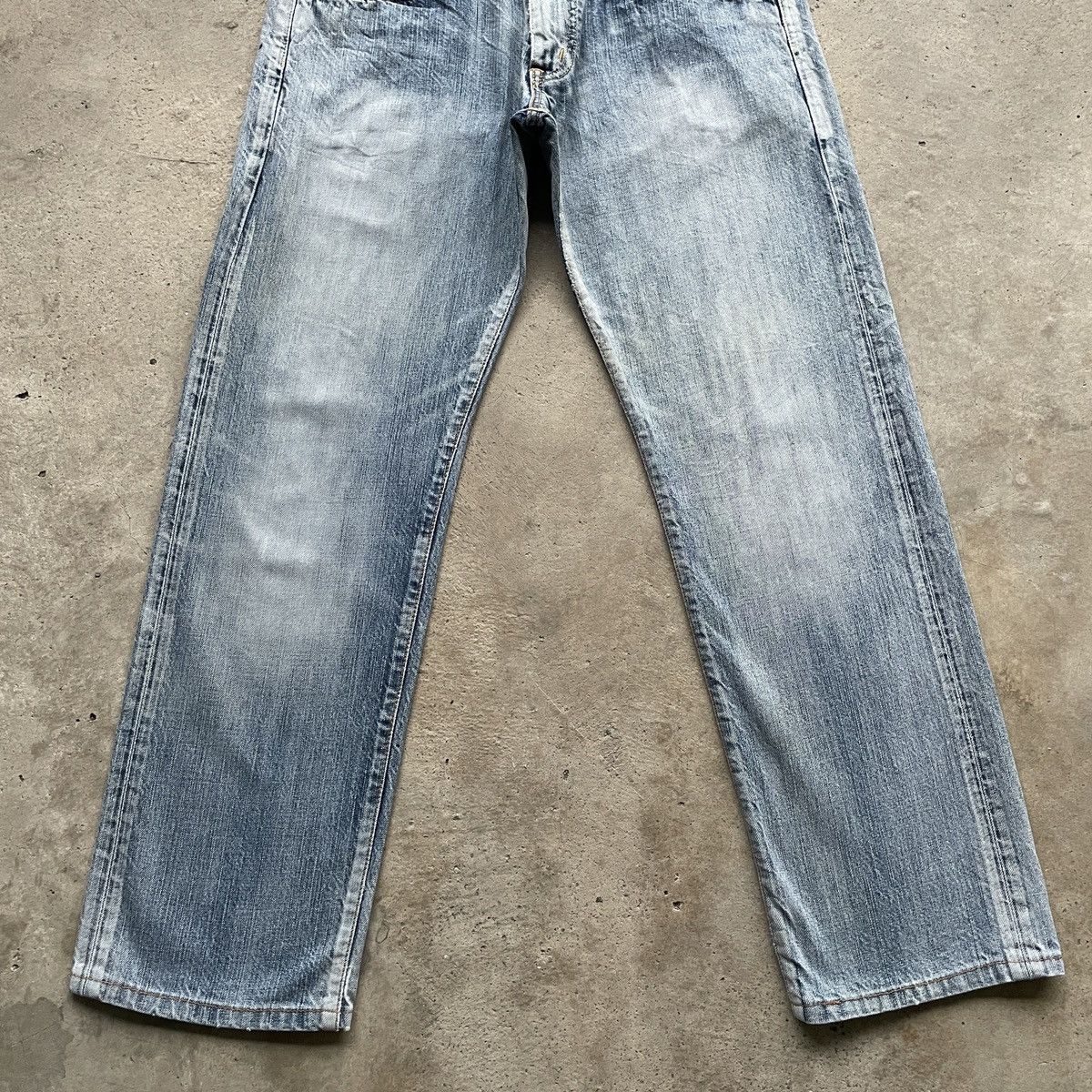 Edwin × Jean × Vintage W32x30💥 Vintage Edwin Faded Denim Jeans Pants Hot Items Size US 32 / EU 48 - 4 Thumbnail