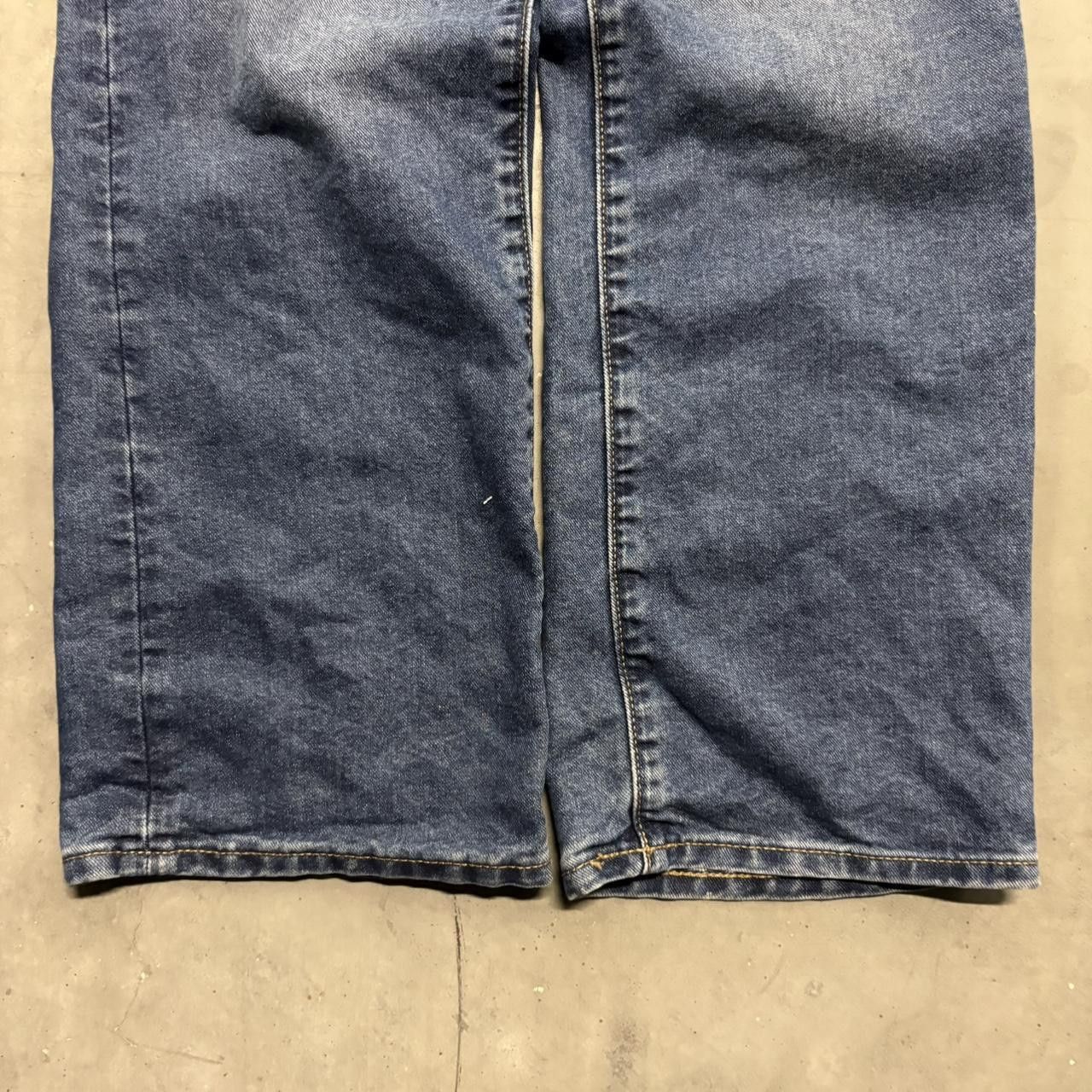 Vintage Crazy Vintage Y2K/2000s Straight Leg Old Navy Dark Wash Denim Jeans! Size US 28 / EU 44 - 3 Thumbnail