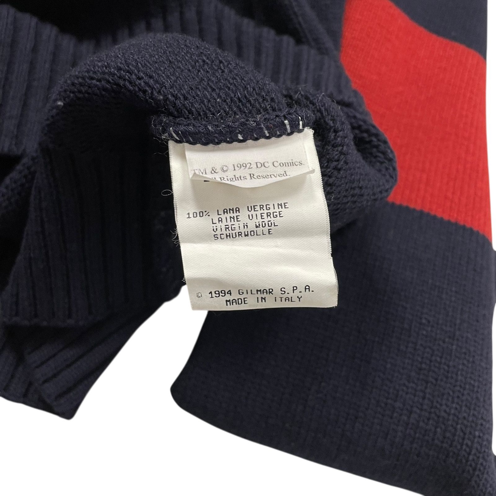 Iceberg VTG 90s BATMAN DC COMICS 1992 GILMAR WOOL KNIT SWEATER M Size US M / EU 48-50 / 2 - 5 Thumbnail