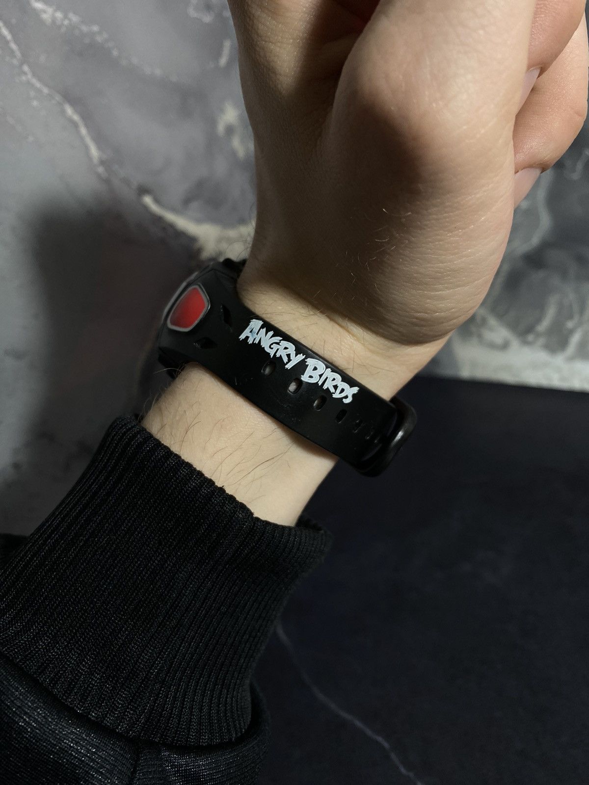 Vintage Angry Birds Digital Watch Black Red Strap Japanese Brand Size ONE SIZE - 3 Thumbnail