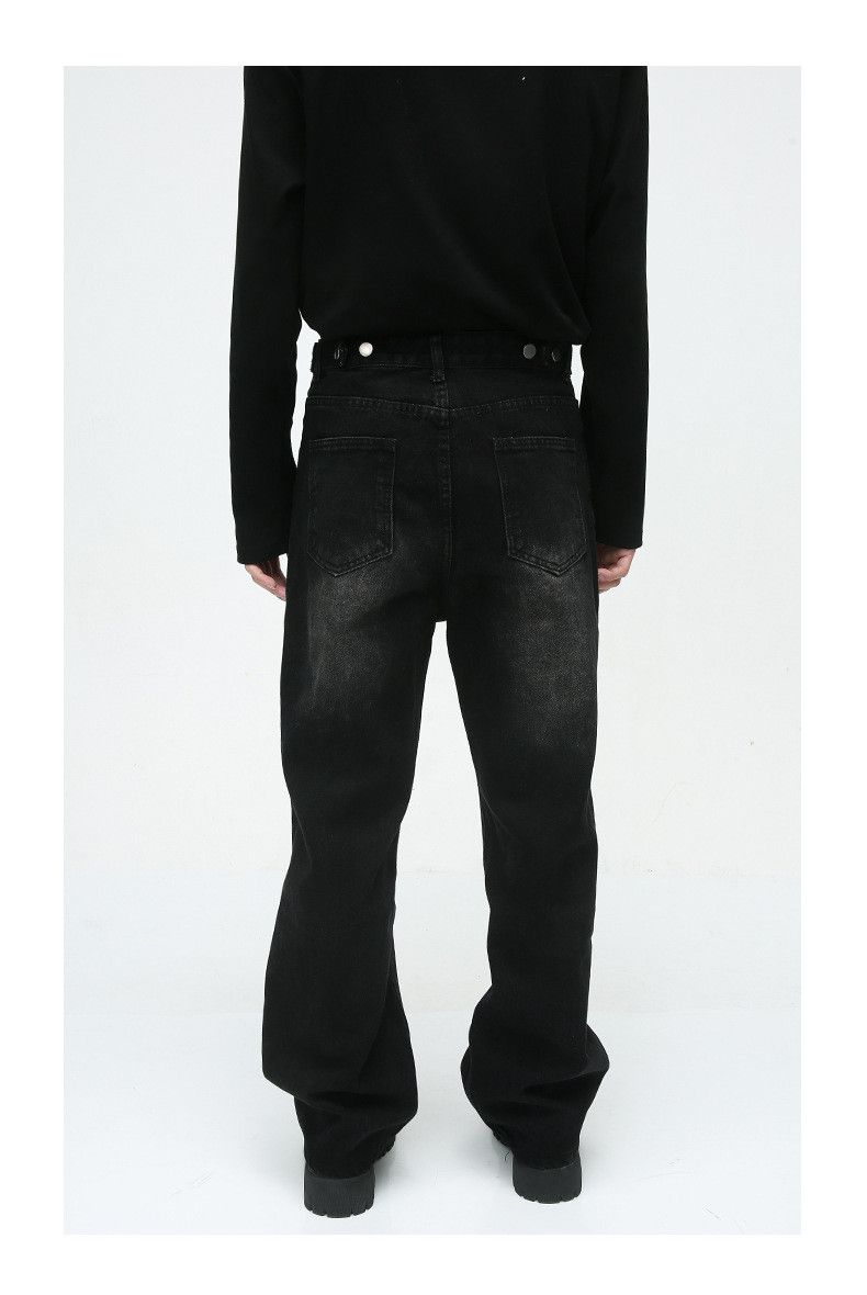 Japanese Brand × Jean Simple loose casual straight washed jeans Size US 32 / EU 48 - 3 Thumbnail