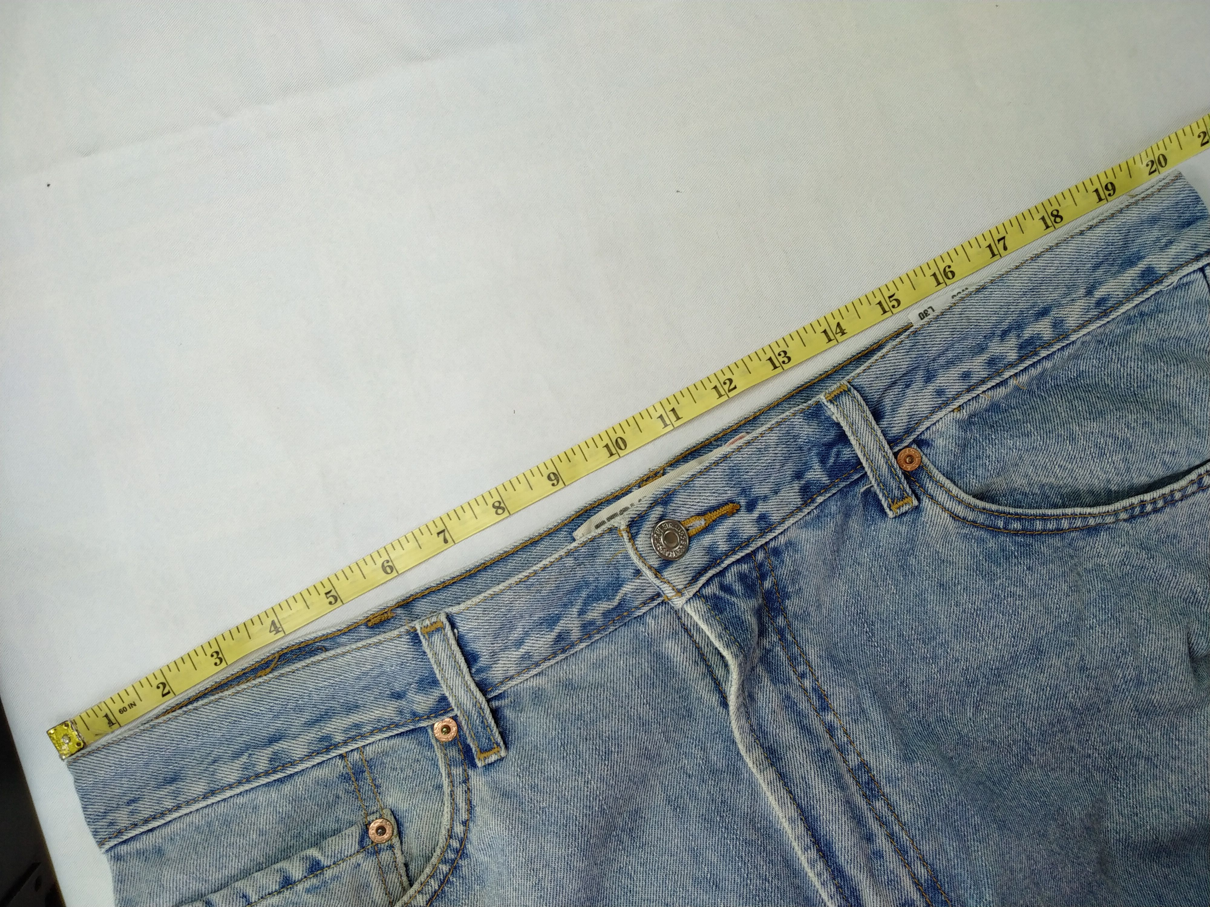 Japanese Brand Light Blue Vintage Levi's 505 Regular Denim 40x30.5 JN637 Size US 40 / EU 56 - 5 Thumbnail