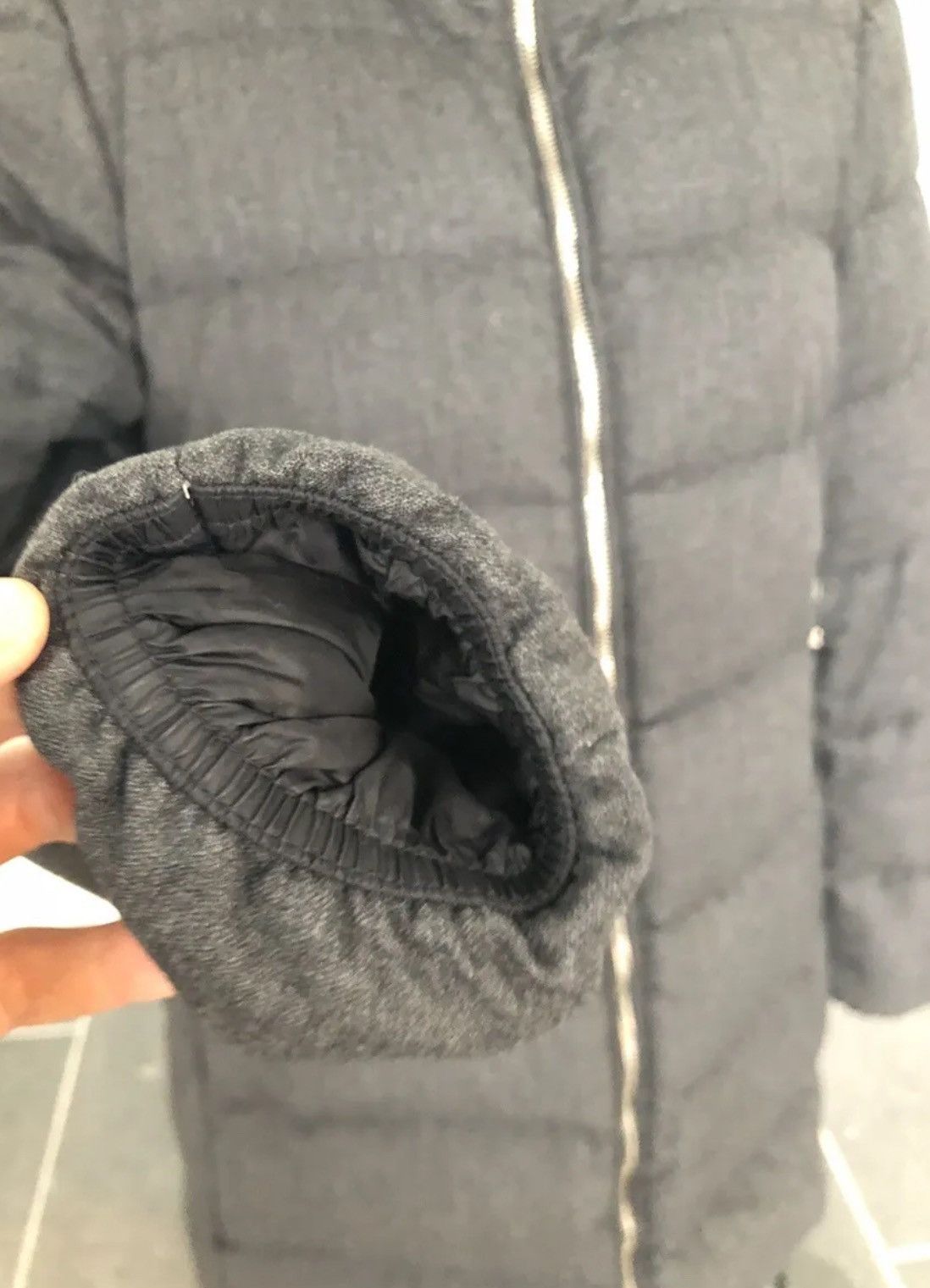 Moncler Moncler Torcelle Giubbotto - Puffer Down Wool Jacket Gray M Size M / US 6-8 / IT 42-44 - 5 Thumbnail