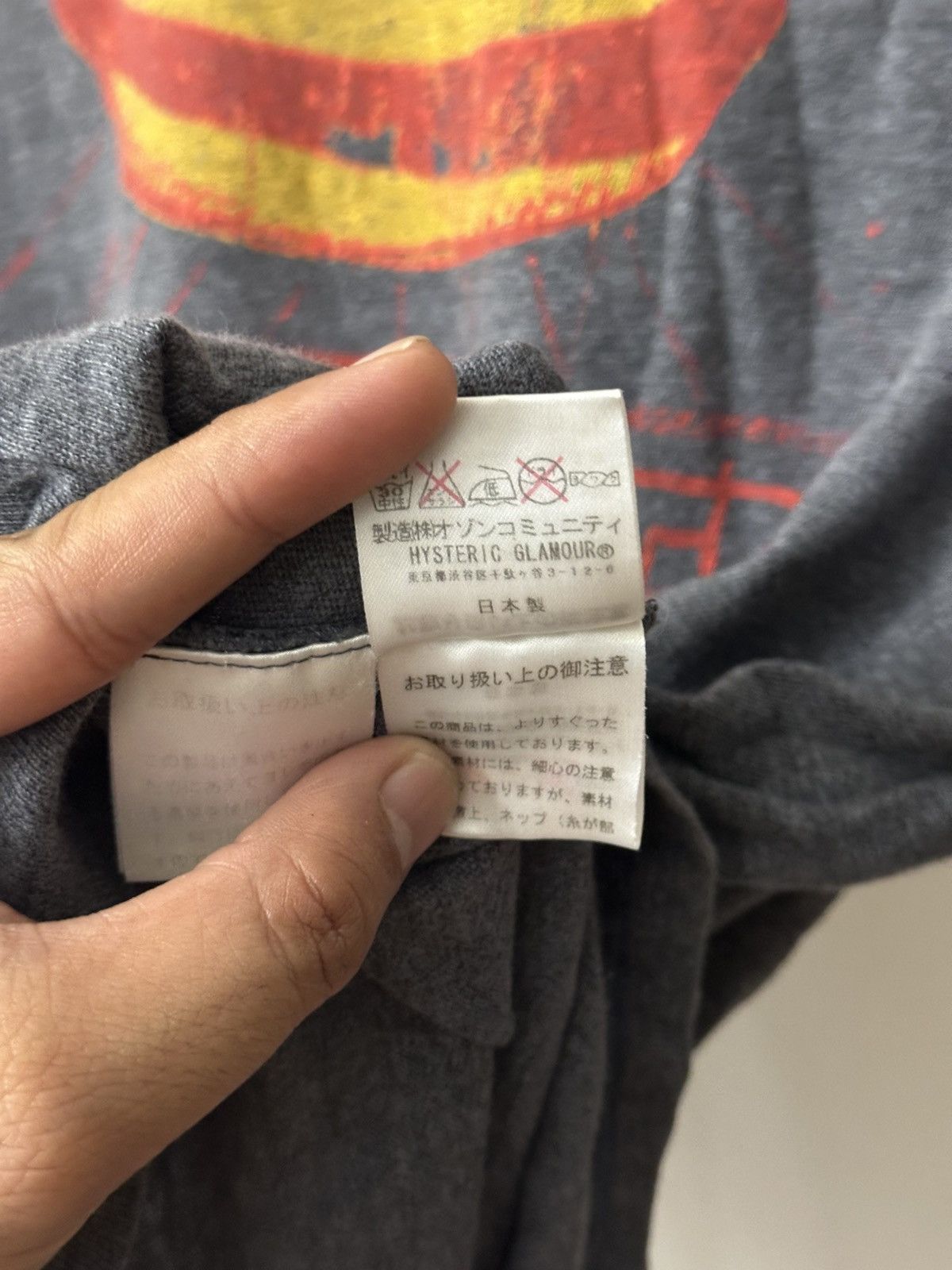 Andy Warhol × Hysteric Glamour Hysteric Glamour x Andy Warhol Hambuger Grey L/S Tee L Size US L / EU 52-54 / 3 - 7 Thumbnail