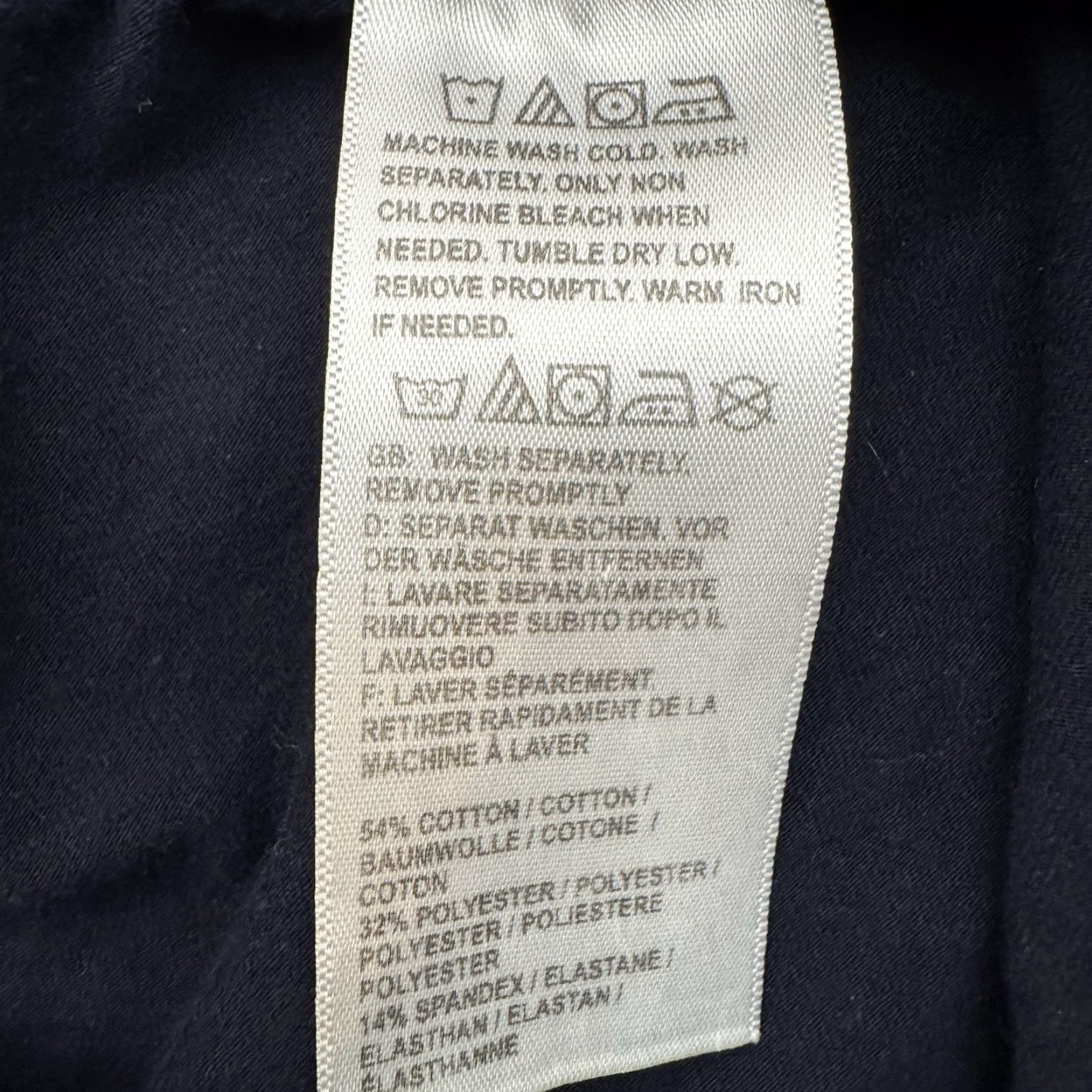 Vintage Women with Control Pants 1XT Plus Tall Minimalist Blue Elastic Comfort Workwear Pants Size 40" / US 18 - 7 Thumbnail