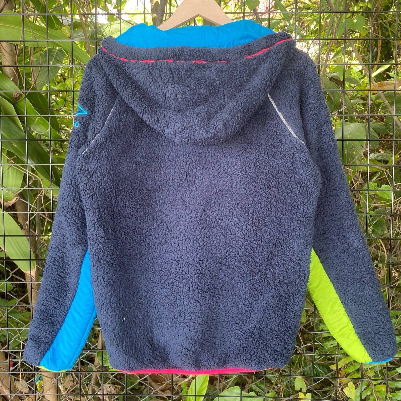 Japanese Brand × Umbro Vtg Umbro Multicolour Deep pile Fleece Zipper Jacket Size US M / EU 48-50 / 2 - 9 Thumbnail