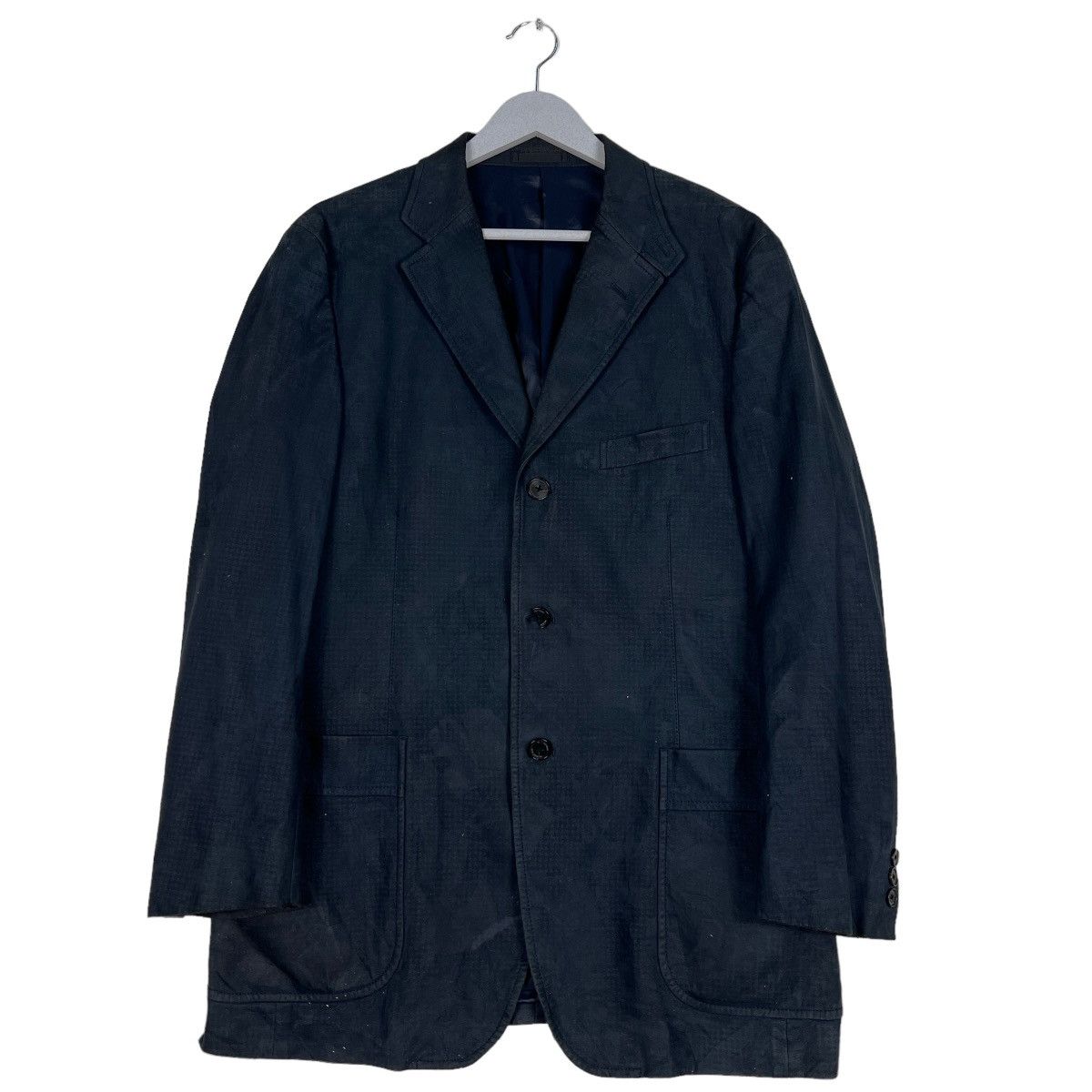 Burberry 🔥 BURBERRY LONDON artificial leather BLAZER JACKET Size US M / EU 48-50 / 2 - 1 Thumbnail