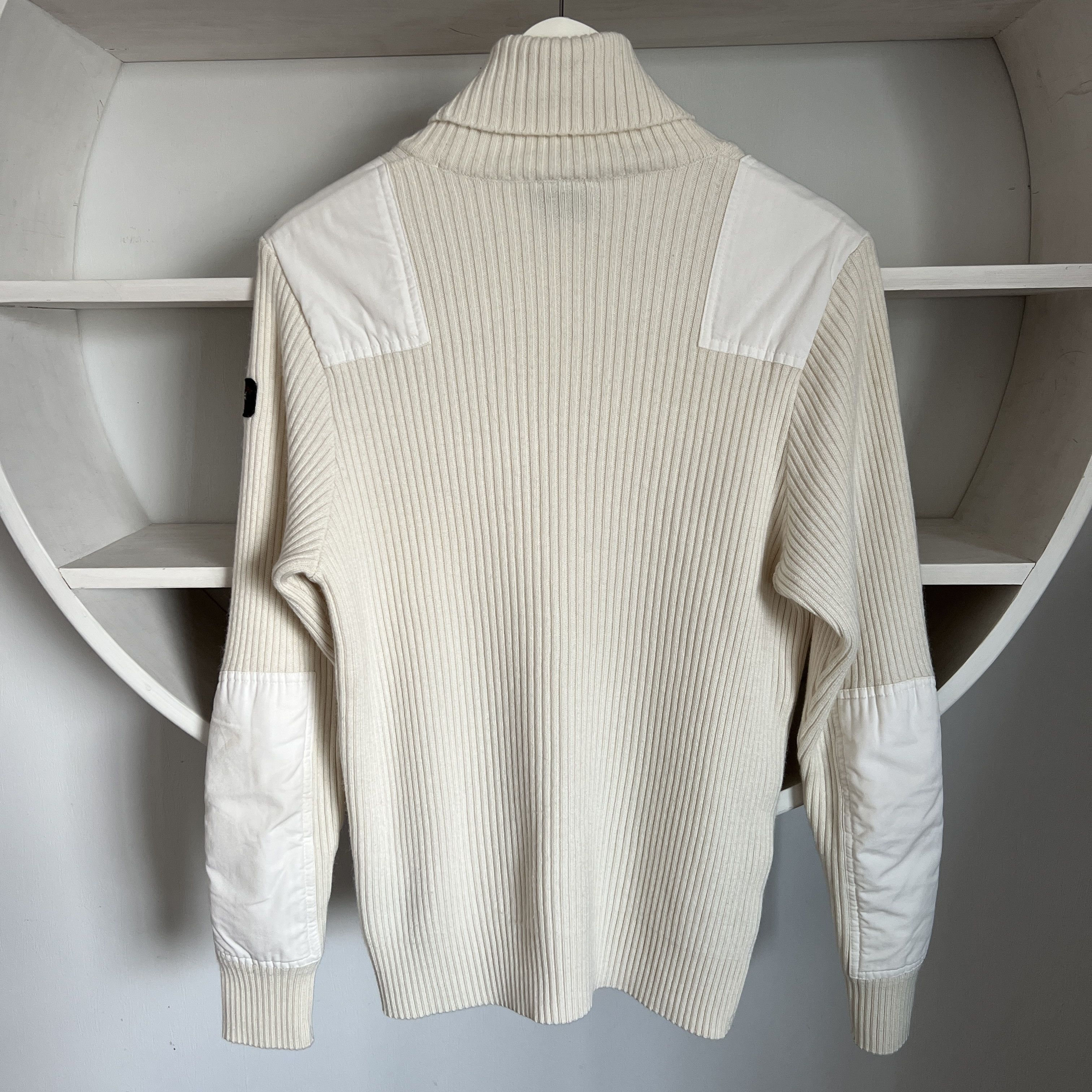 Paul & Shark PAUL & SHARK Archive 1983 Sweater Fisherman Wool White Beige Size US M / EU 48-50 / 2 - 3 Thumbnail