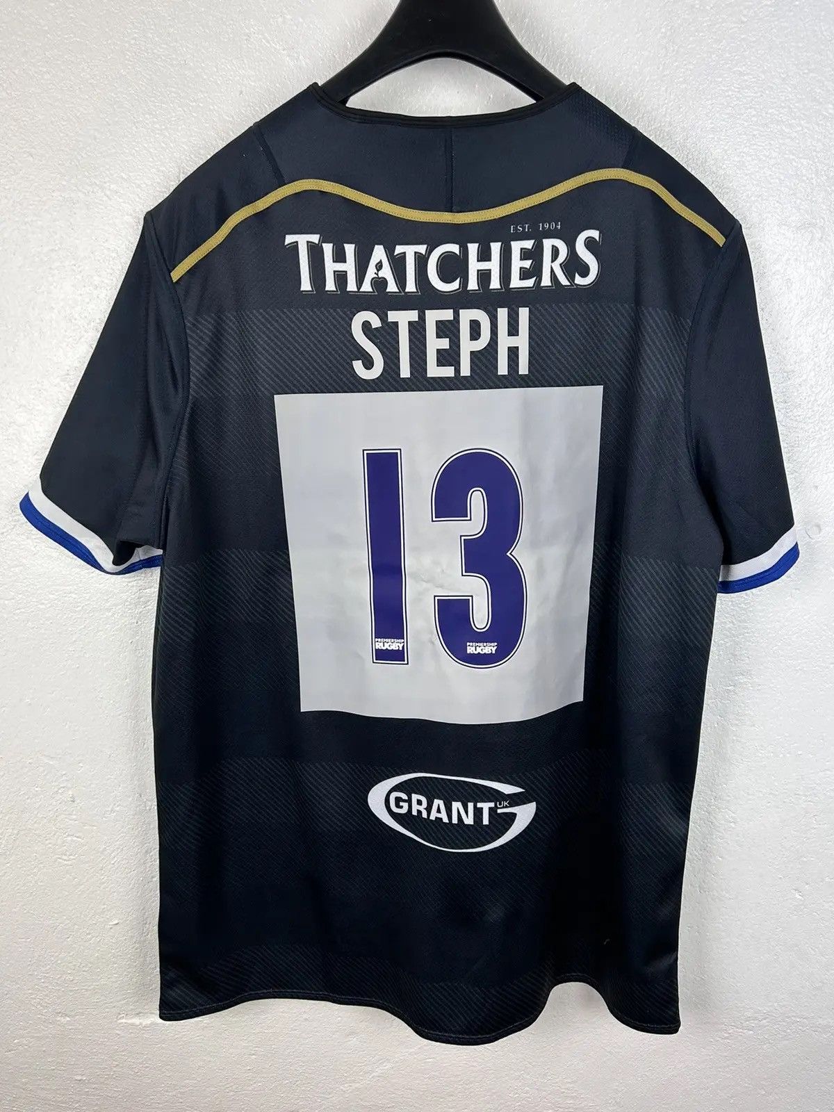 Canterbury of New Zealand Canterbury New Zealand Bath Rugby Thatchers Steph #13 Jersey Size US XXL / EU 58 / 5 - 6 Thumbnail