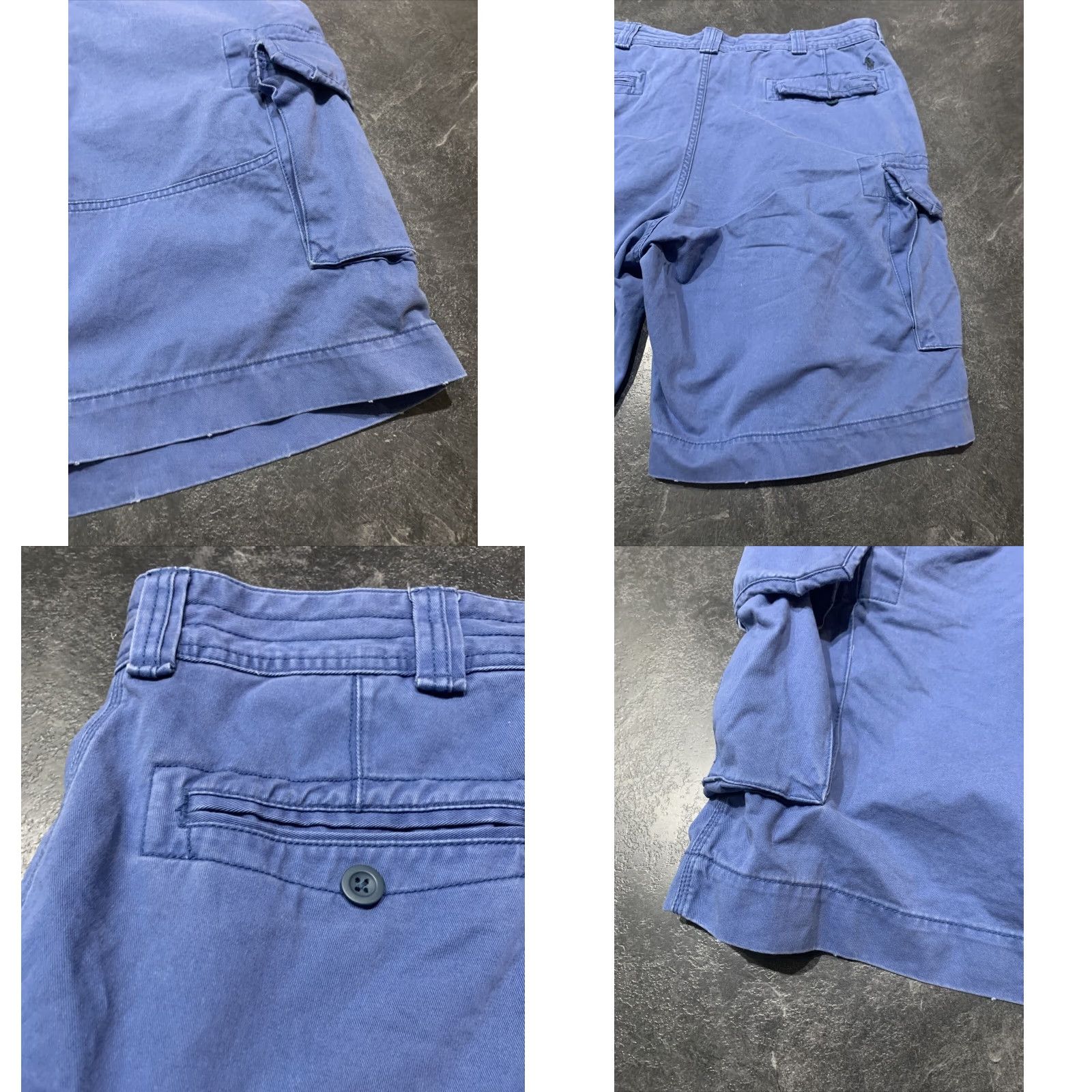 Polo Ralph Lauren Polo Ralph Lauren Blue Cargo Shorts Mens 40 Regular Cotton Size US L / EU 52-54 / 3 - 8 Thumbnail