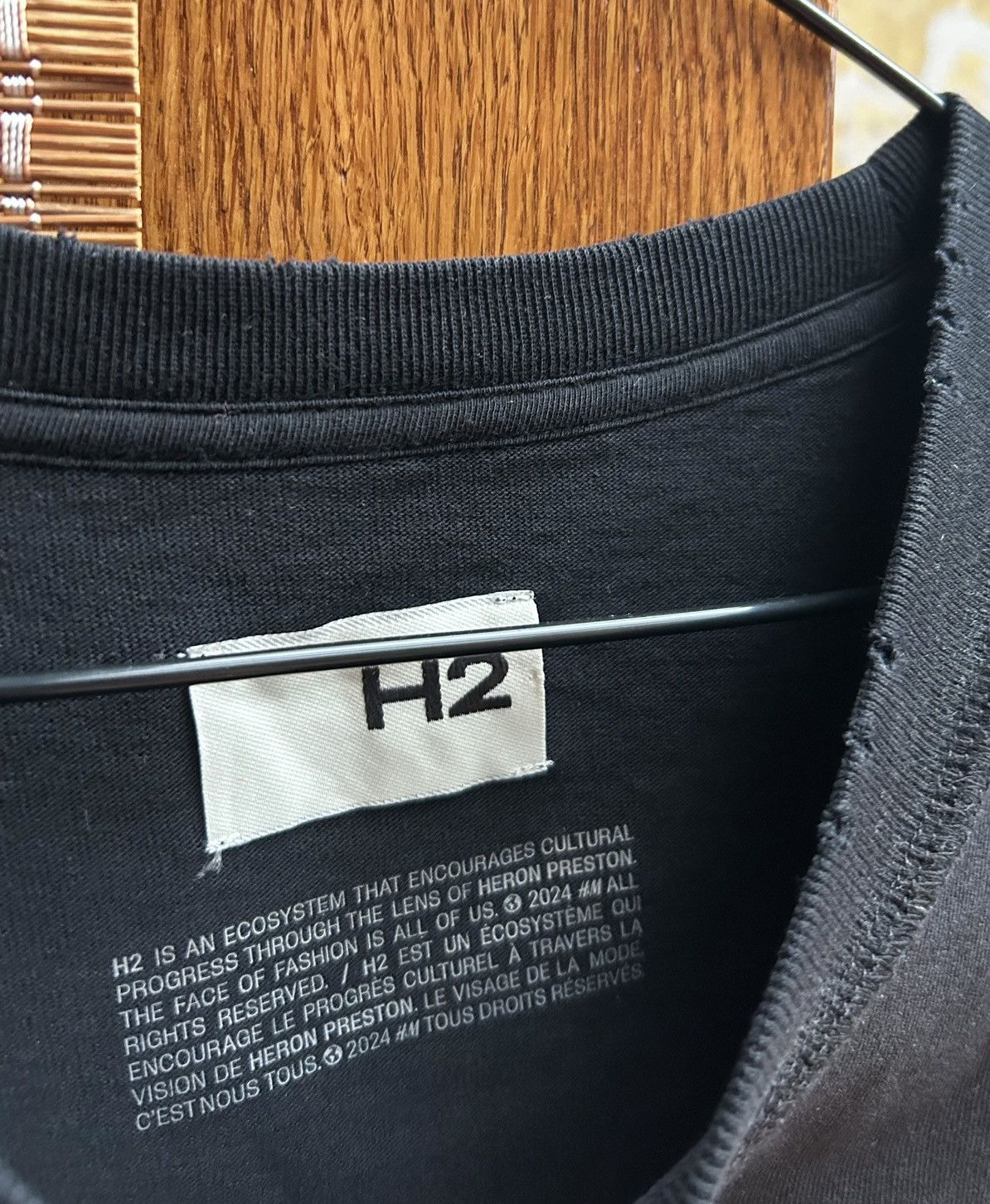 H&M × Heron Preston H2 by Heron Preston X H&M Oversized Graphic Print Tee NWOT Size US S / EU 44-46 / 1 - 5 Thumbnail