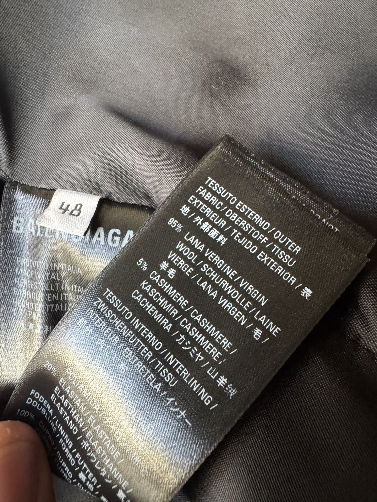 Balenciaga 🔥 Cashmere - Wool Coat Balenciaga Size US M / EU 48-50 / 2 - 9 Thumbnail