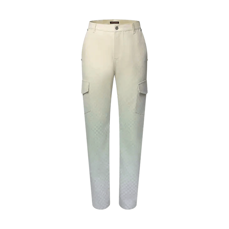 Louis Vuitton Damier Gradient Jacquard Denim Cargo Trousers Size US 34 / EU 50 - 1 Thumbnail
