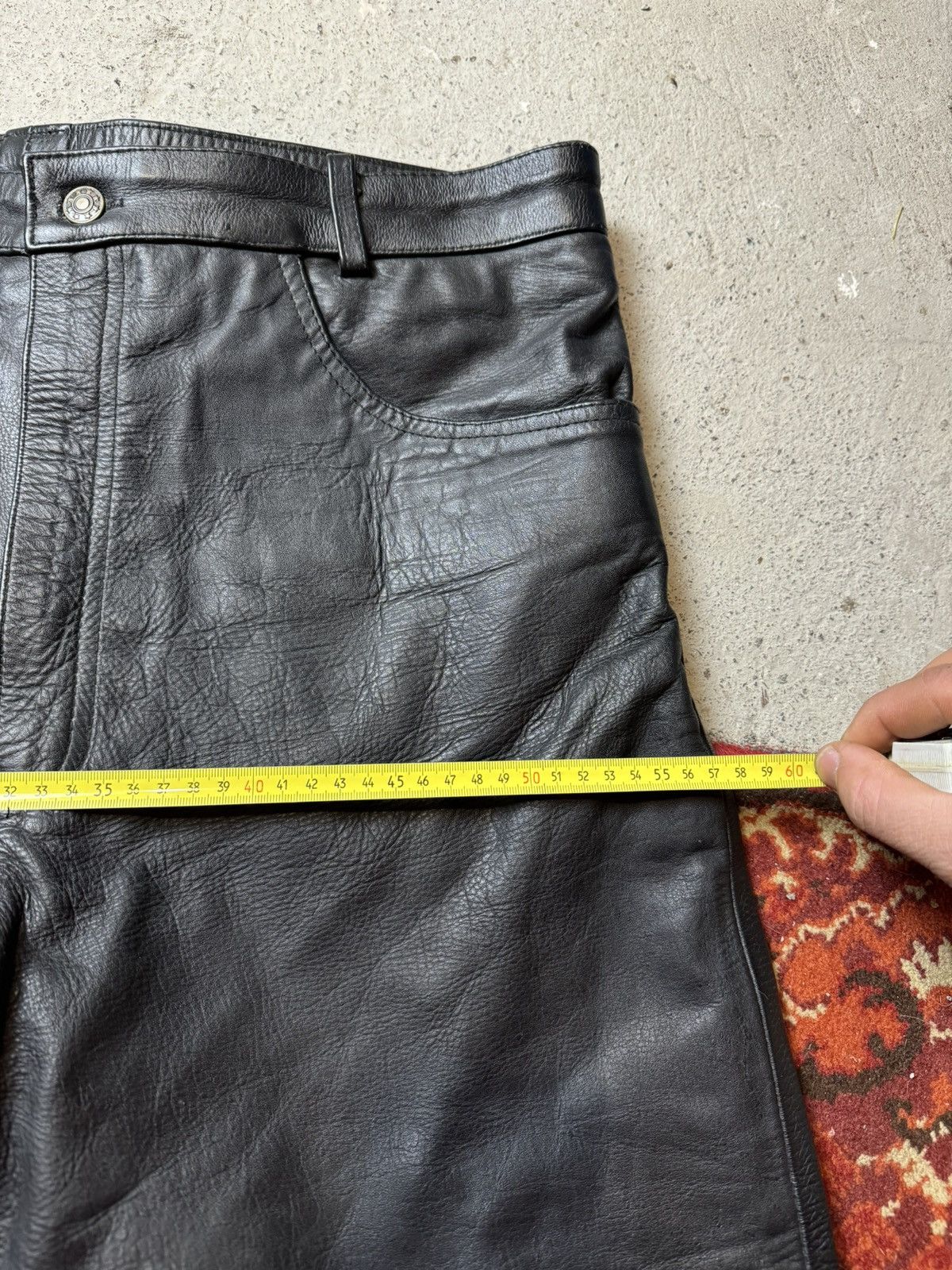 Genuine Leather × Vintage Avantgarde Leather Bikers Spirit Motors Opium Vintage Y2K Size US 35 - 14 Thumbnail