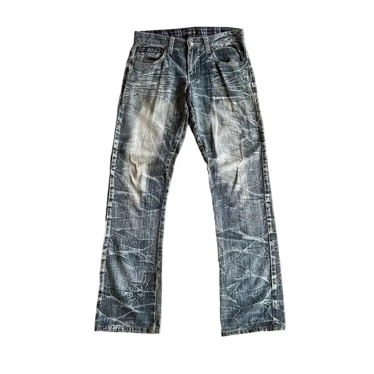 Seditionaries SICKS🔥MILD LIFE “SKULL BONES” Jeans Japan Plaid Denim Pants Size US 32 / EU 48 - 1 Thumbnail